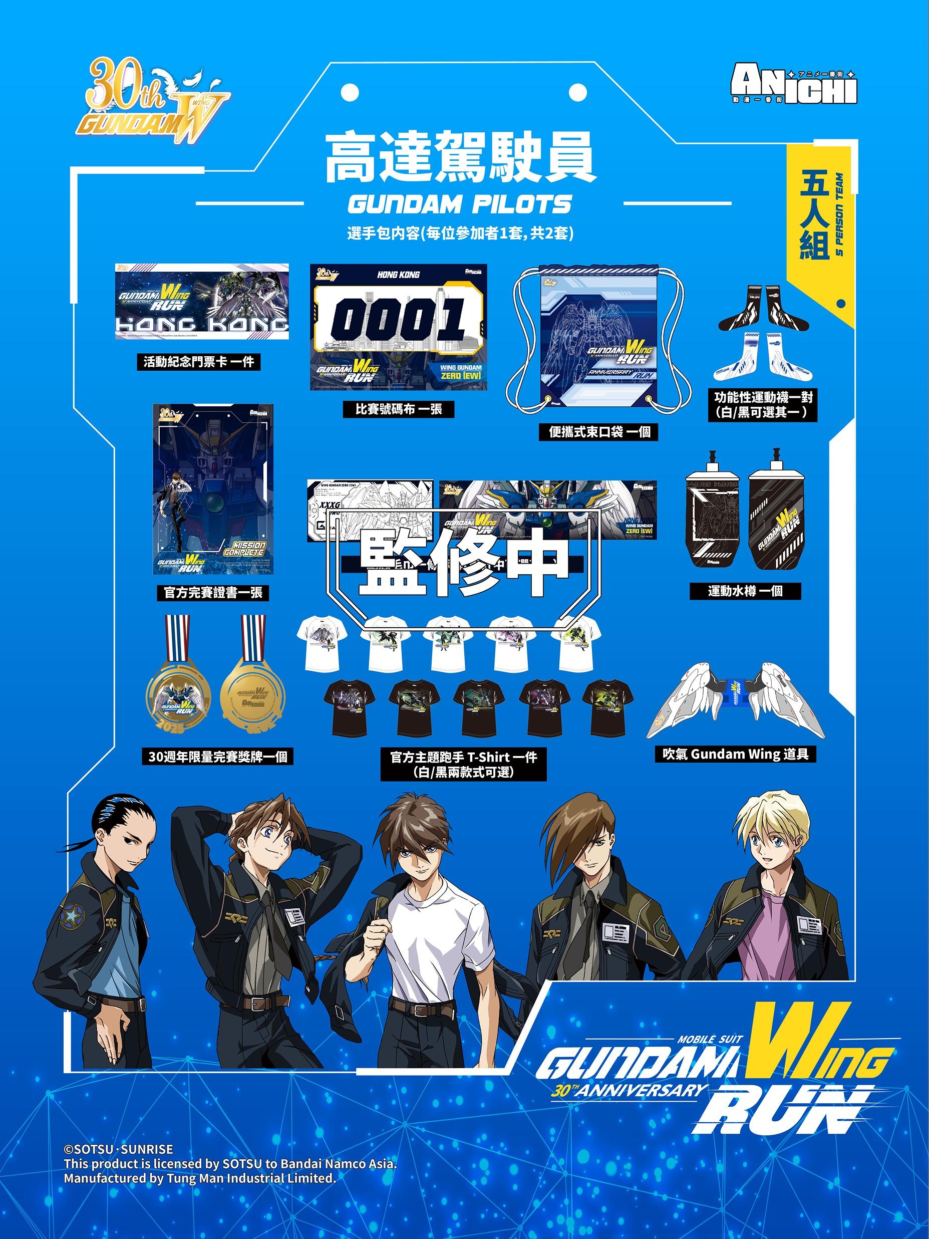 「Gundam Pilots 高達駕駛員」 $1,900