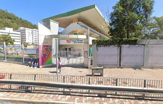 位於斧山道上的斧山道運動場。(圖片來源:Google Map截圖)