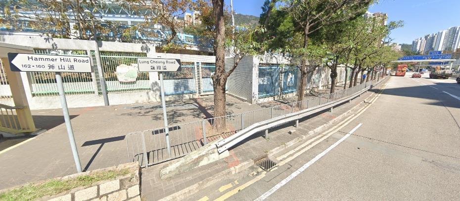 圖中為斧山道南行線,龍翔道及彩虹迴旋處之間。(圖片來源:Google Map截圖)