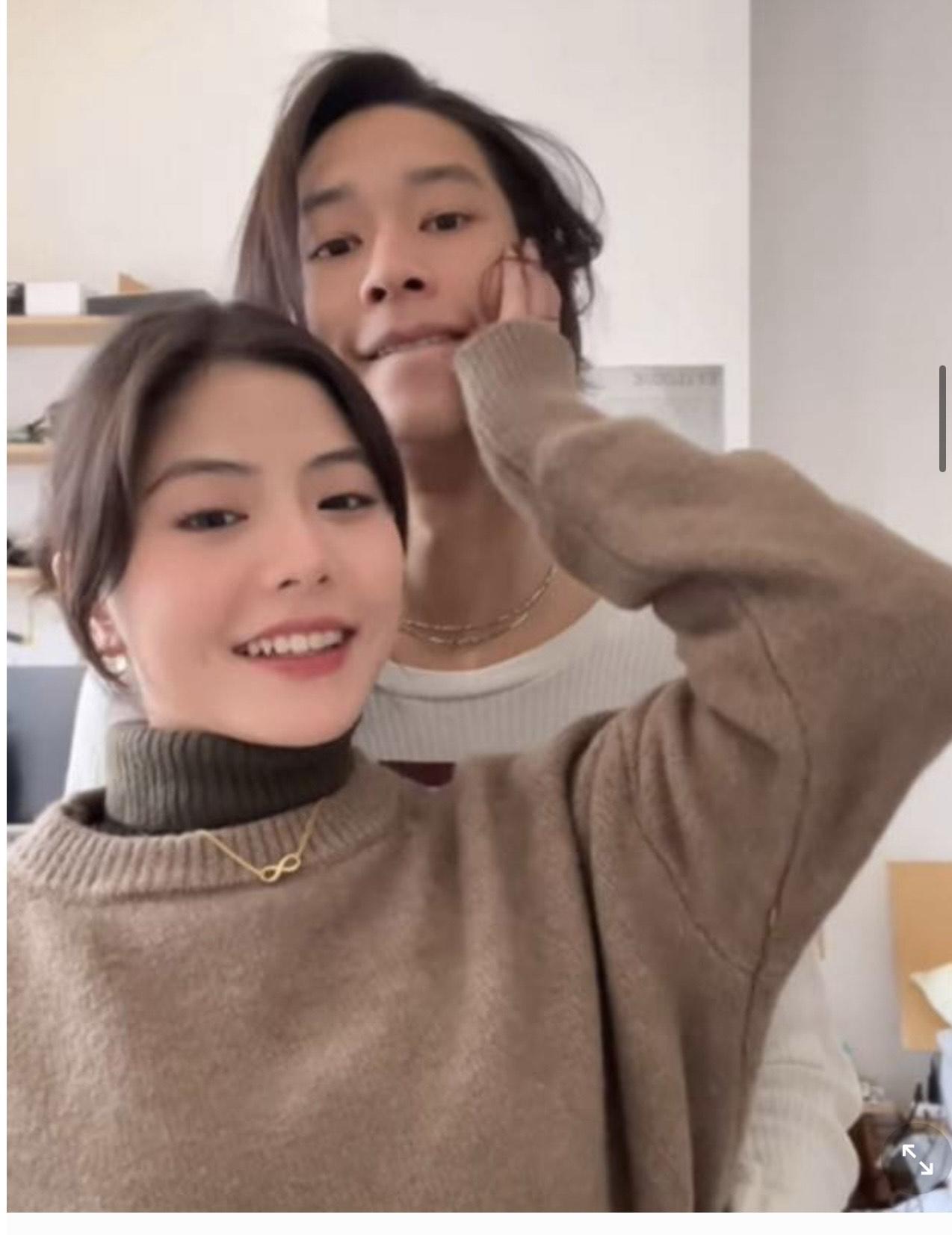 Ian被斷正與網紅女友若盈摸大髀。