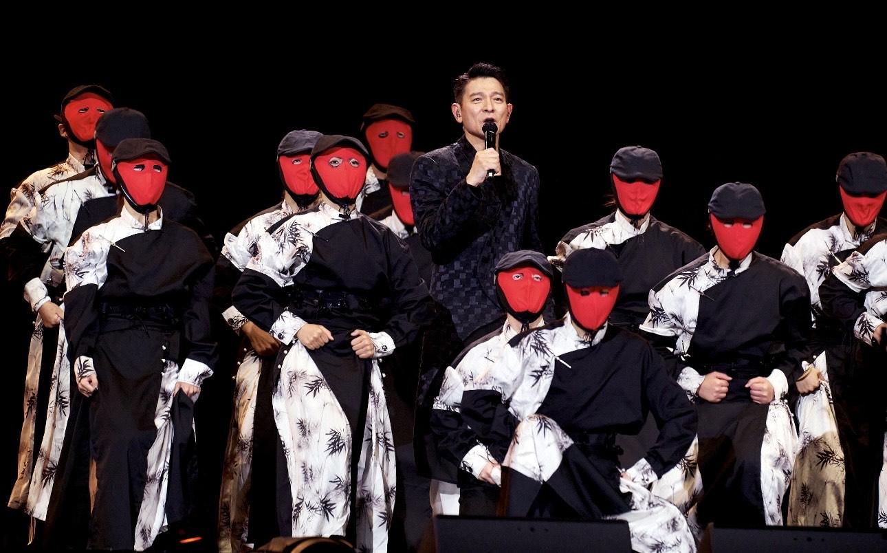 劉德華全晚傾力演出,狀態大勇。