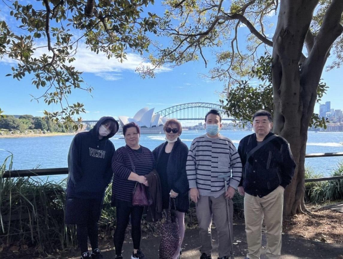 姜濤早前與家人去了一個短途旅行散心。