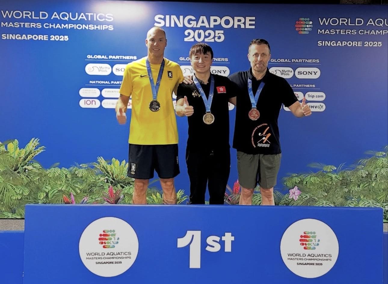 方力申參加完第一項比賽後,一度要去廣西演出,再趕回新加坡比賽。