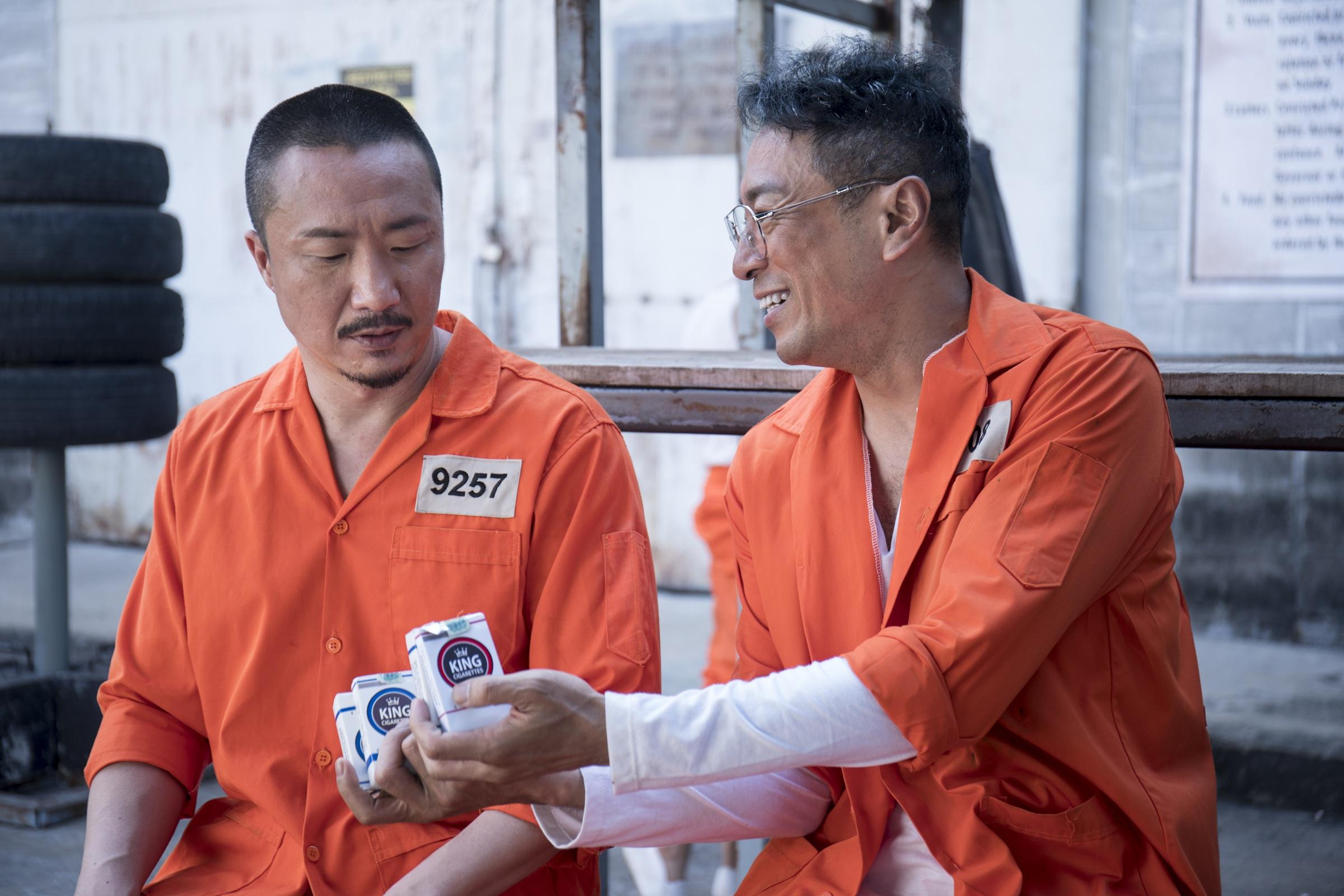 姜皓文在《阿龍》演鄭中基在獄中的一位囚友。