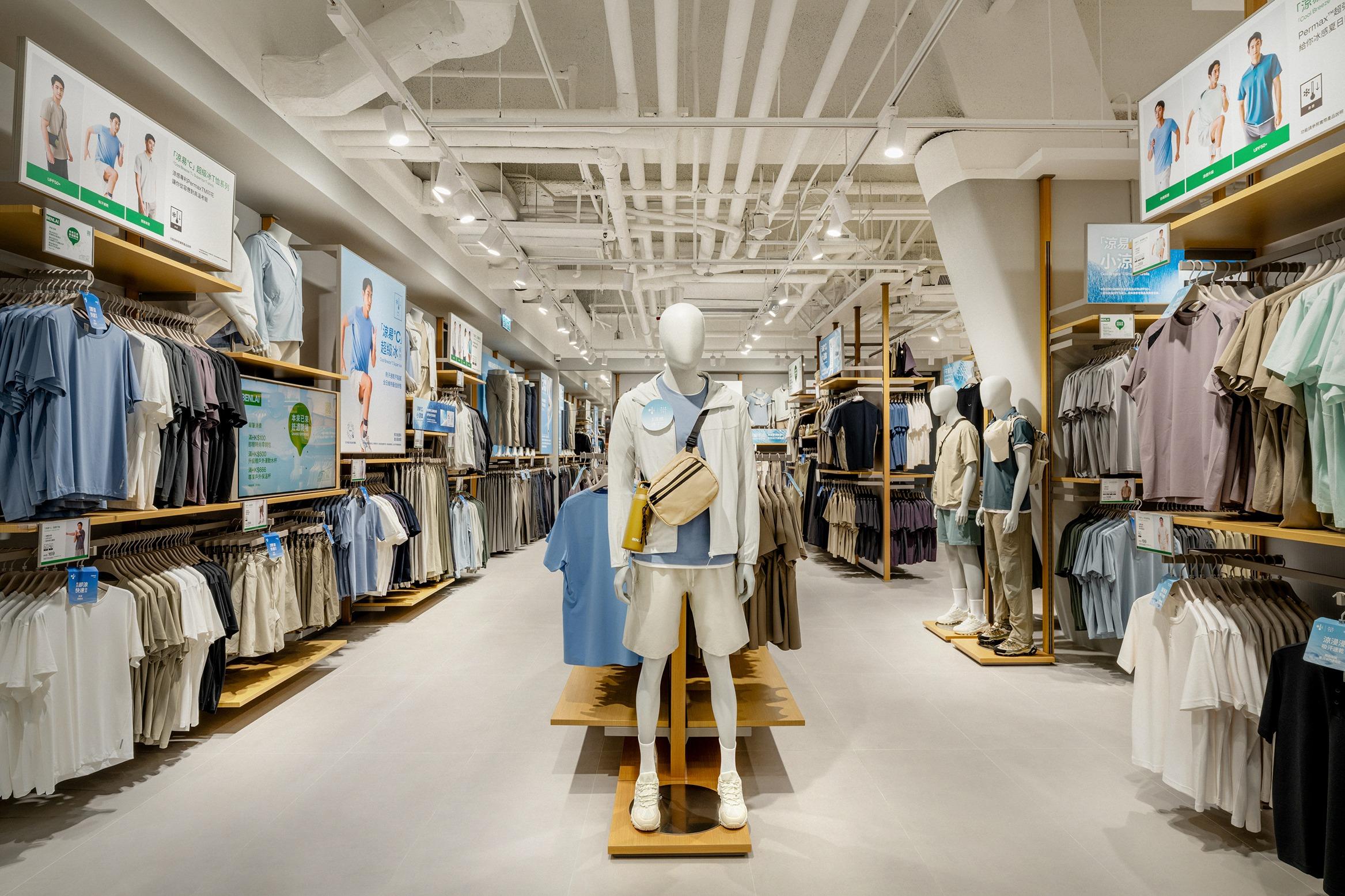 BENLAI本來以機能性布料科技為核心,日常服飾系列設計優雅舒適兼備