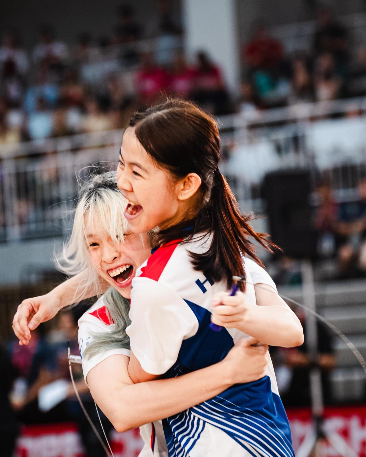 跳繩世界錦標賽|李雨錡、楊梓晴。