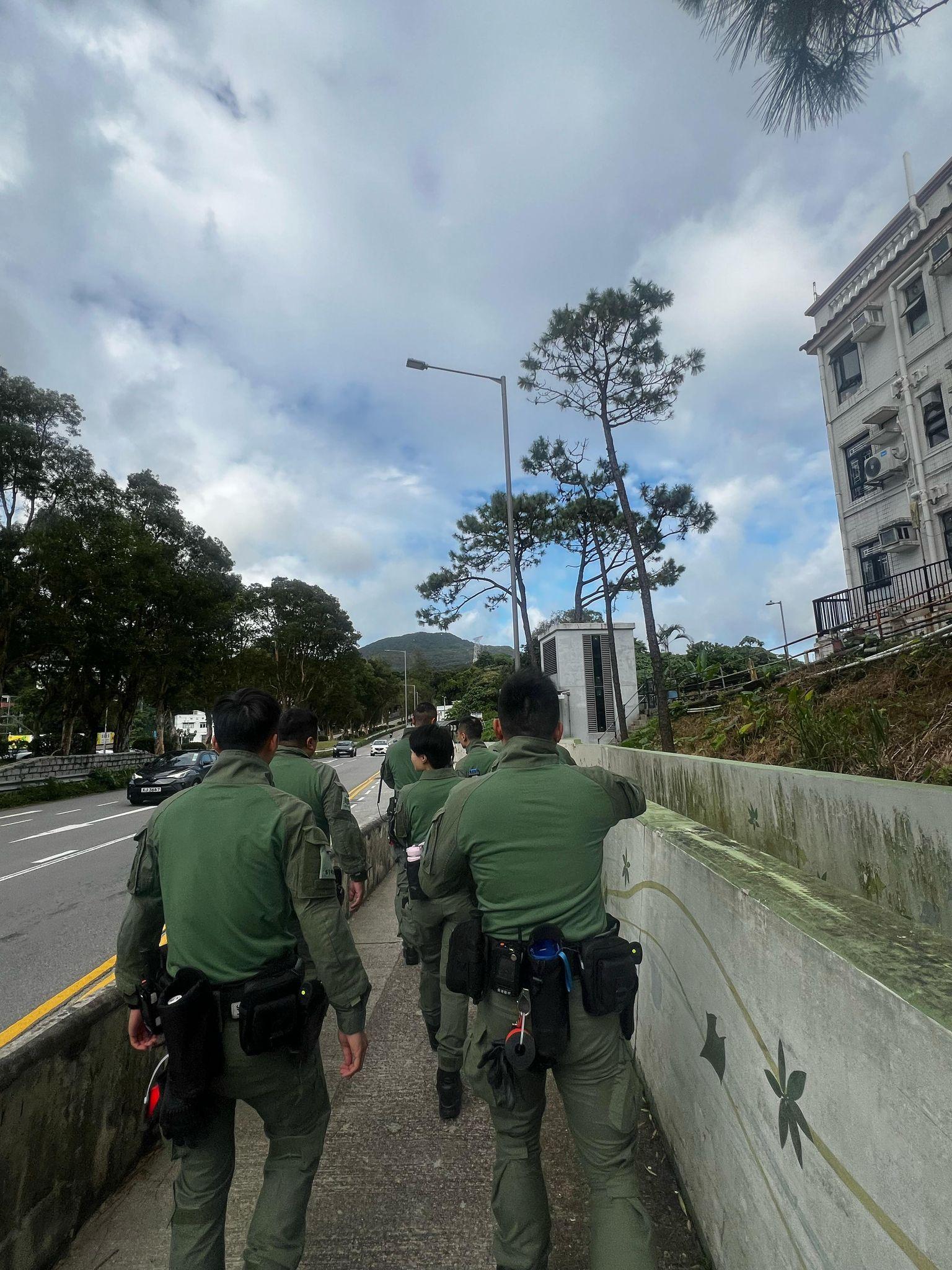 警方東九龍總區人員一連四日展開代號「捲聲」陸空反爆竊行動。