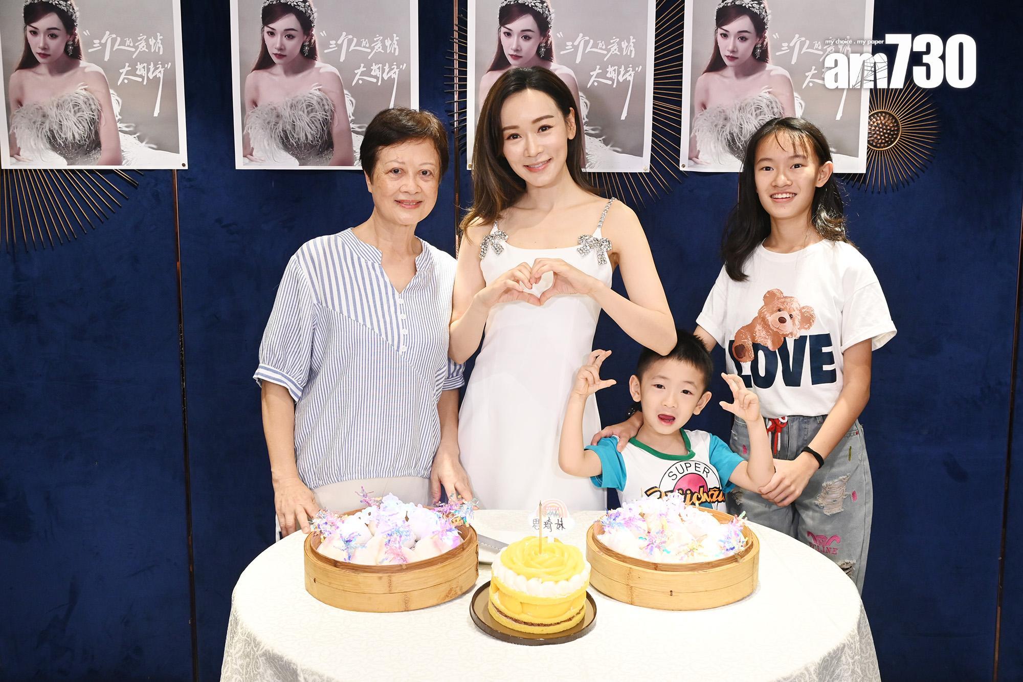 楊思琦三代同堂一齊現身。(娛樂組攝)