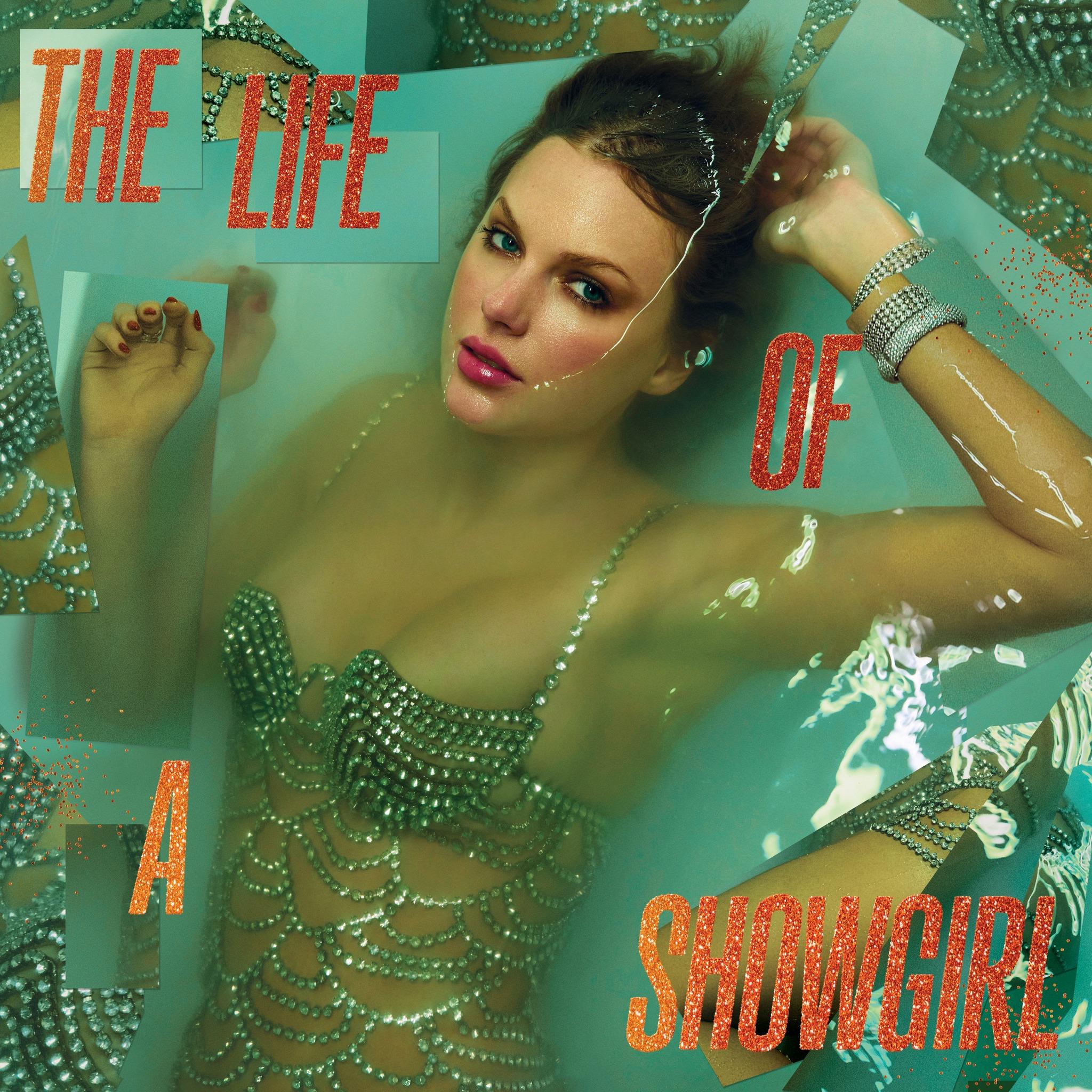 《The Life of a Showgirl》的照片,有別Taylor Swift過往形象。