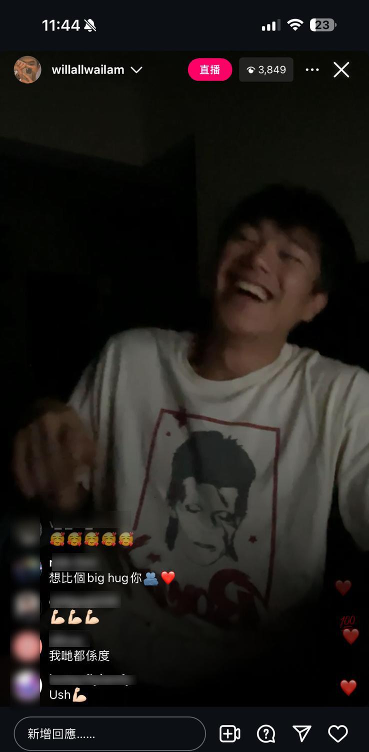 柯煒林確診肺腺癌第四期,目前開始服食標靶藥。