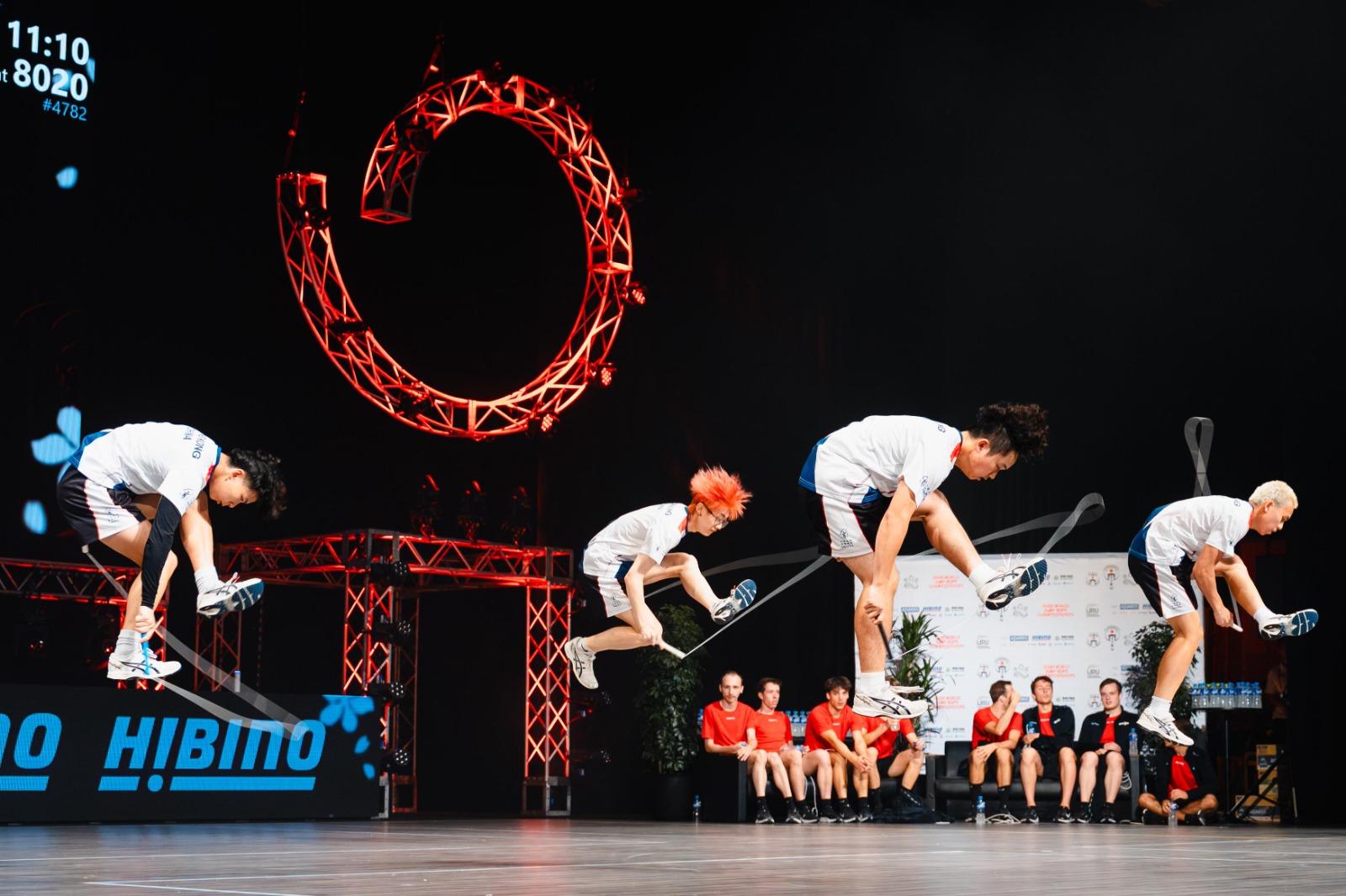 世界跳繩錦標賽2025|香港隊麥誌軒、吳廷希、譚浩軒、袁正佑