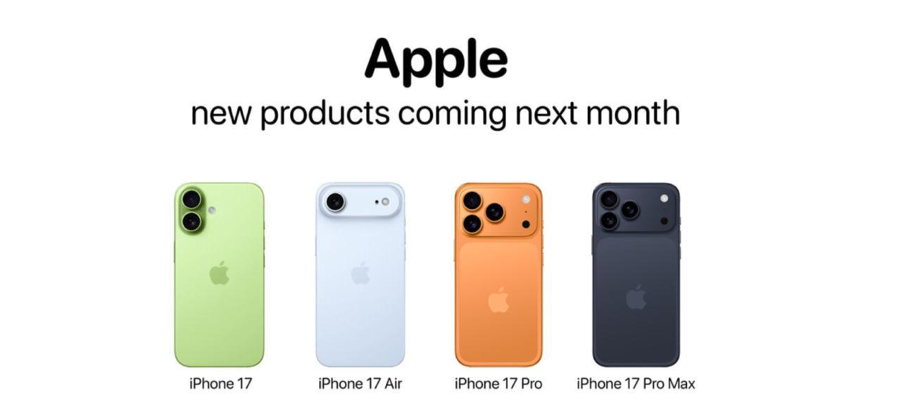 Apple春秋二祭9月新品陣容流出 除iPhone、Apple Watch外或尚有一驚喜