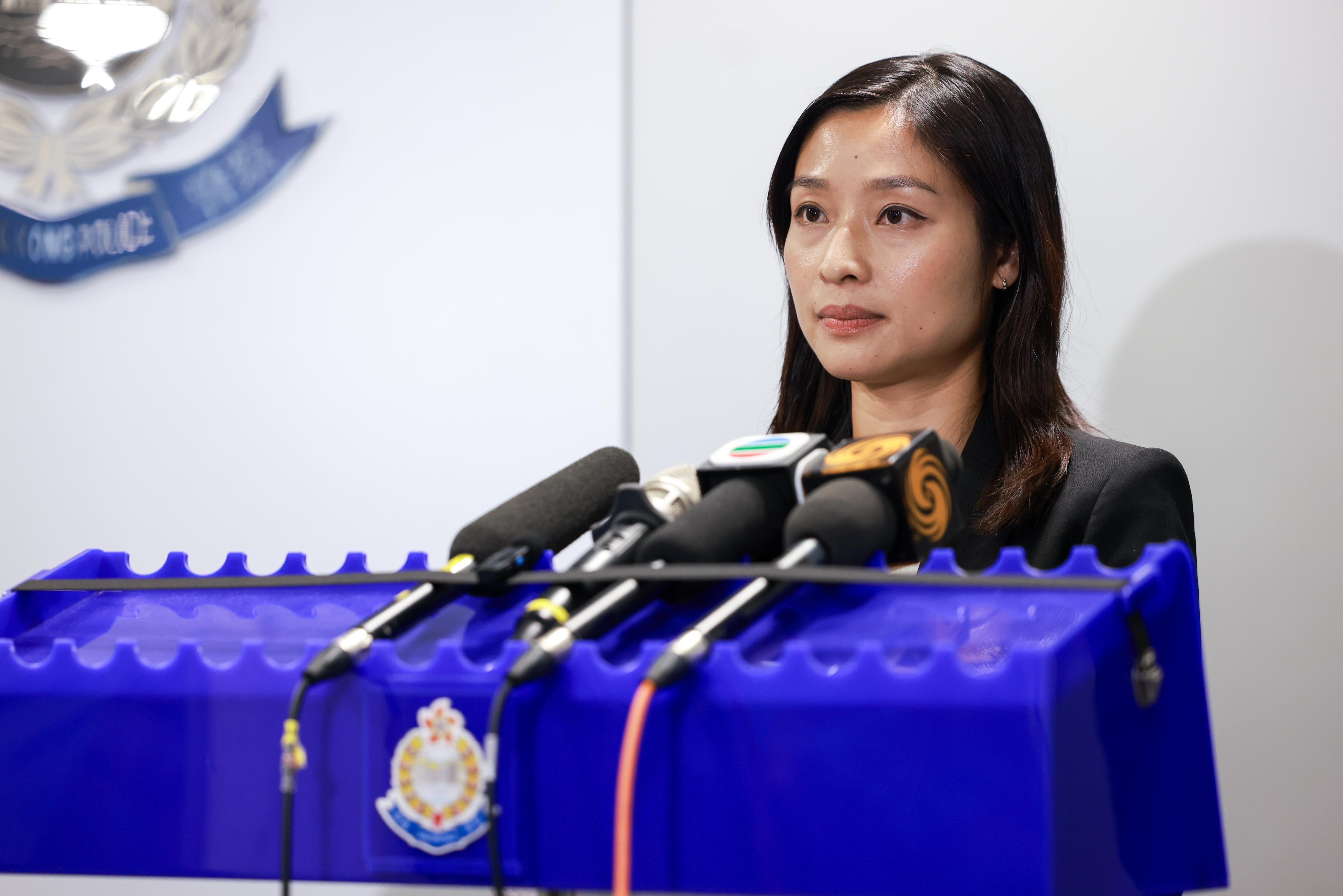 東九龍總區科技及財富罪案組高級督察任婉彤。