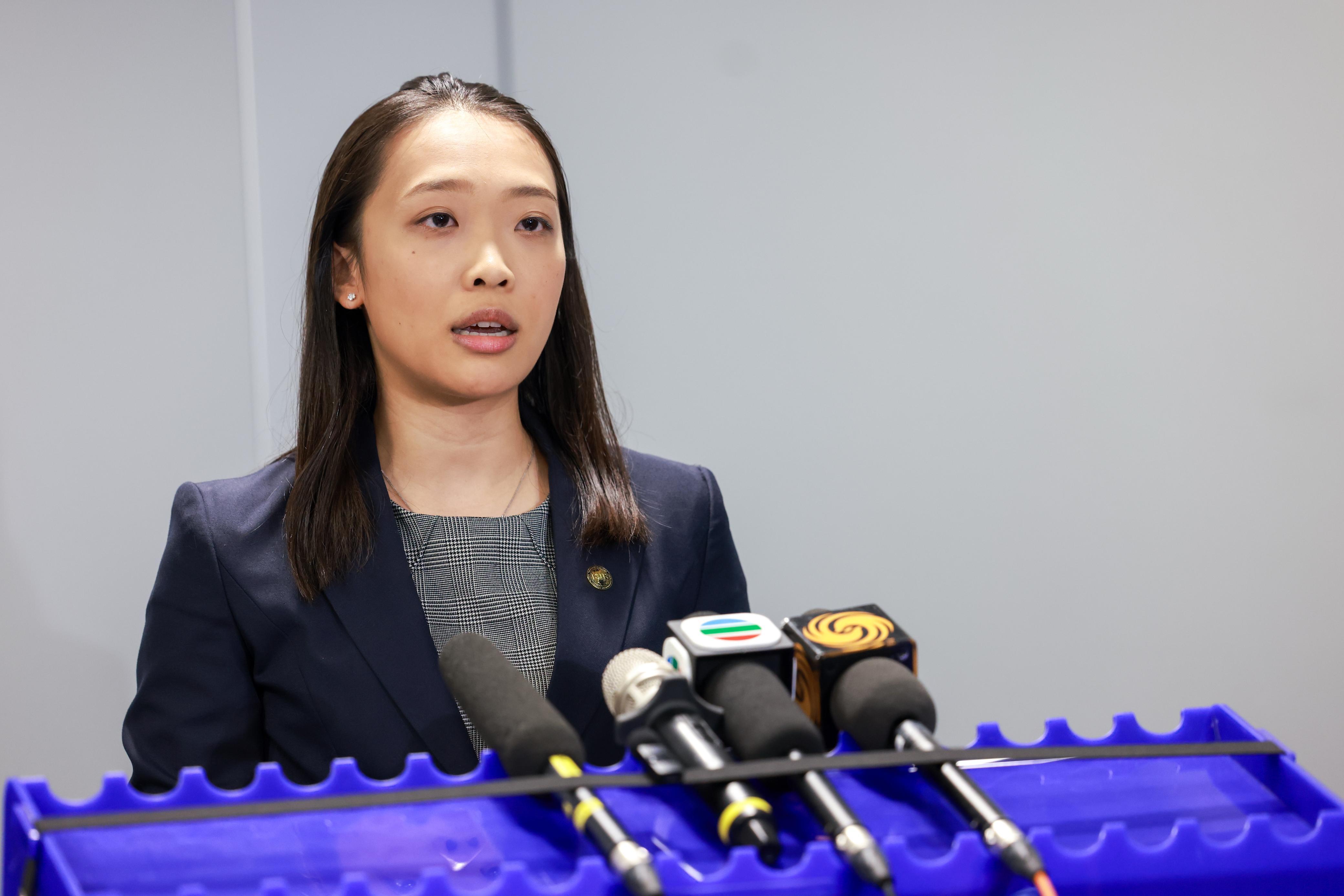 財富情報及調查科高級督察曾梓桓。