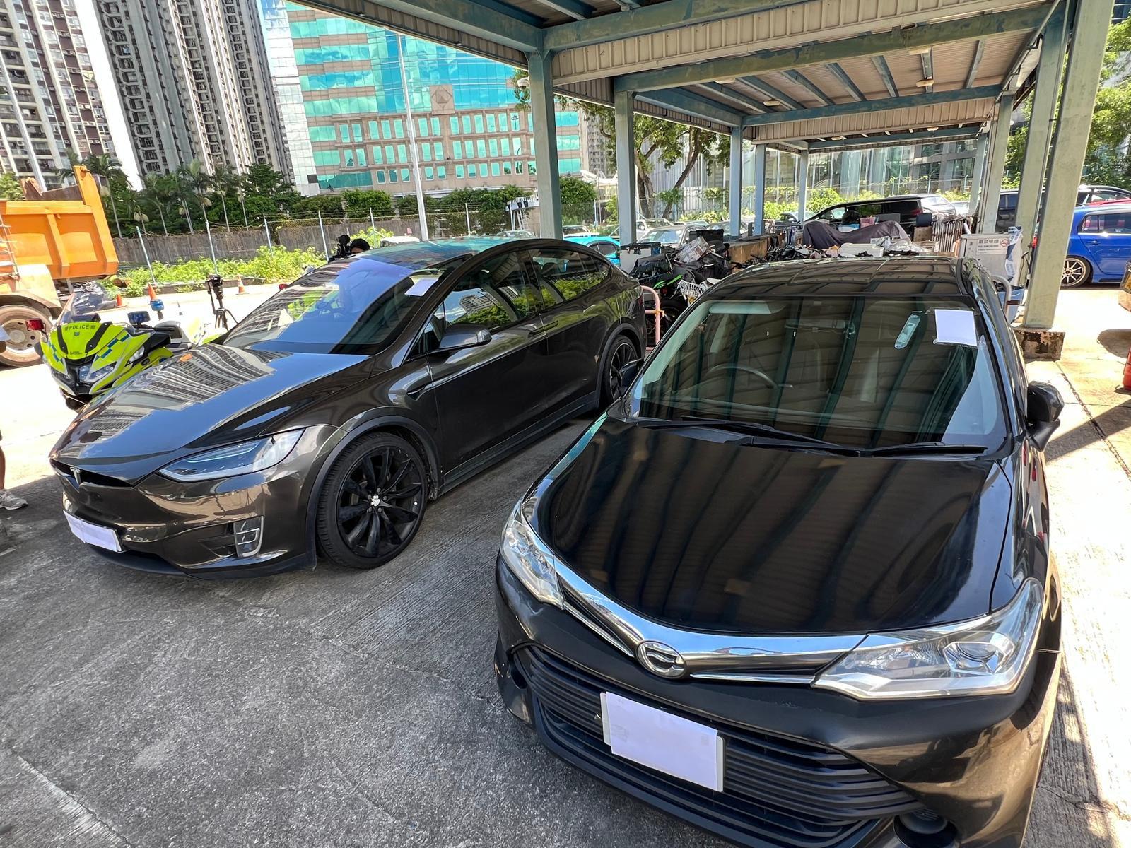 警港島打擊白牌車拘4人,包括兩名持雙程證男女。