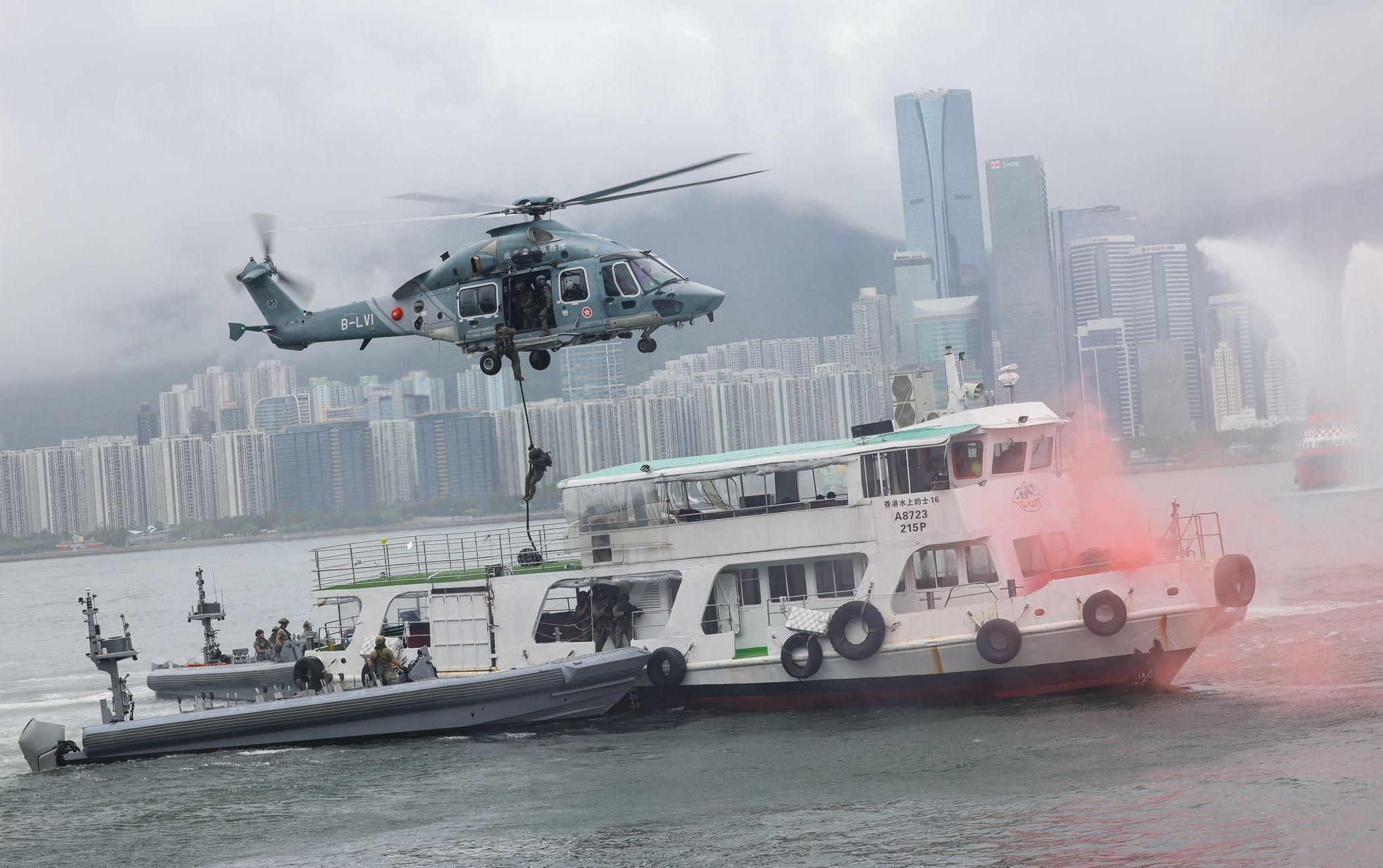 跨部門反恐演習周四舉行 選址啟德郵輪碼頭現場直播