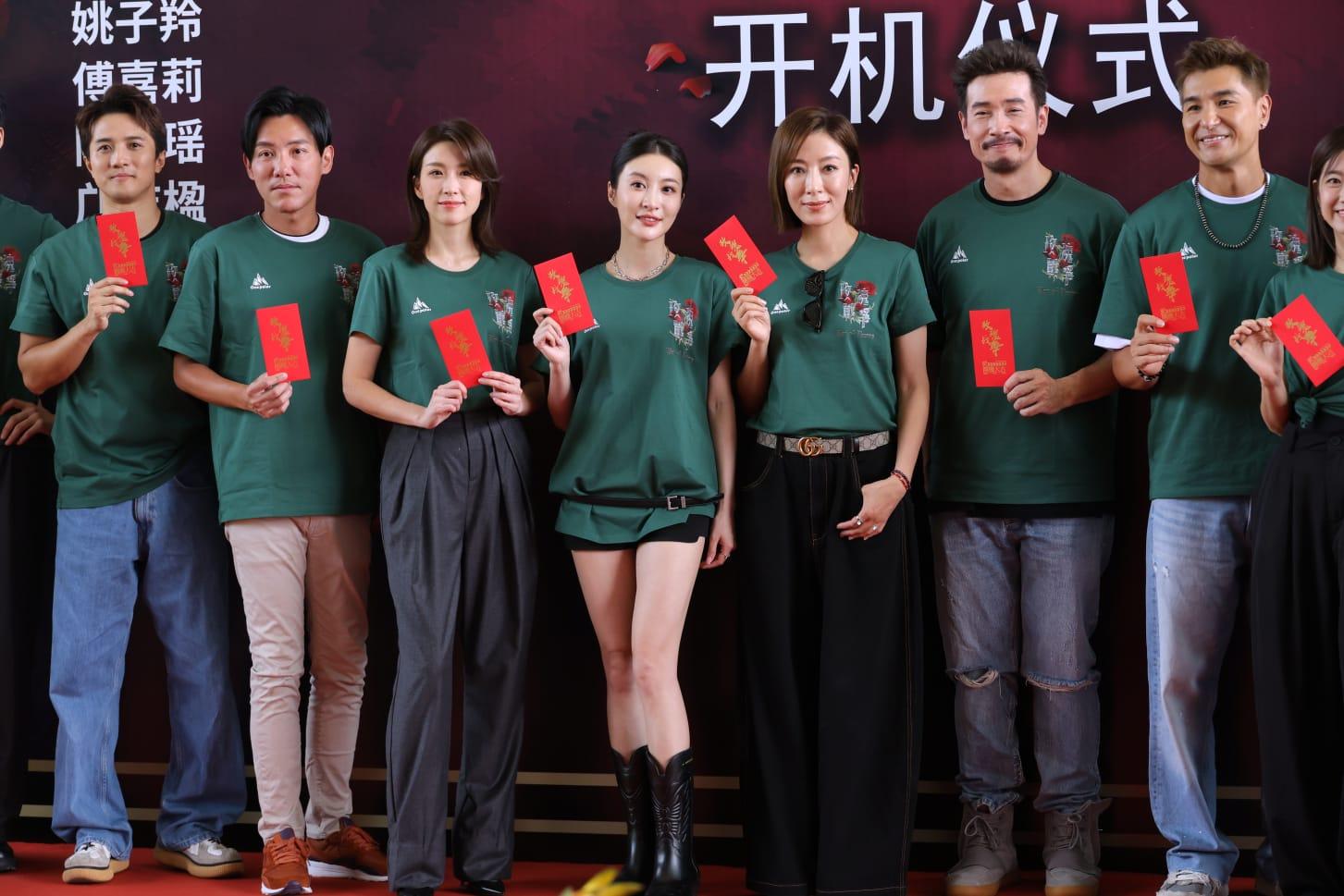 《玫瑰戰爭》在深圳舉行開機儀式。(林俊源攝)