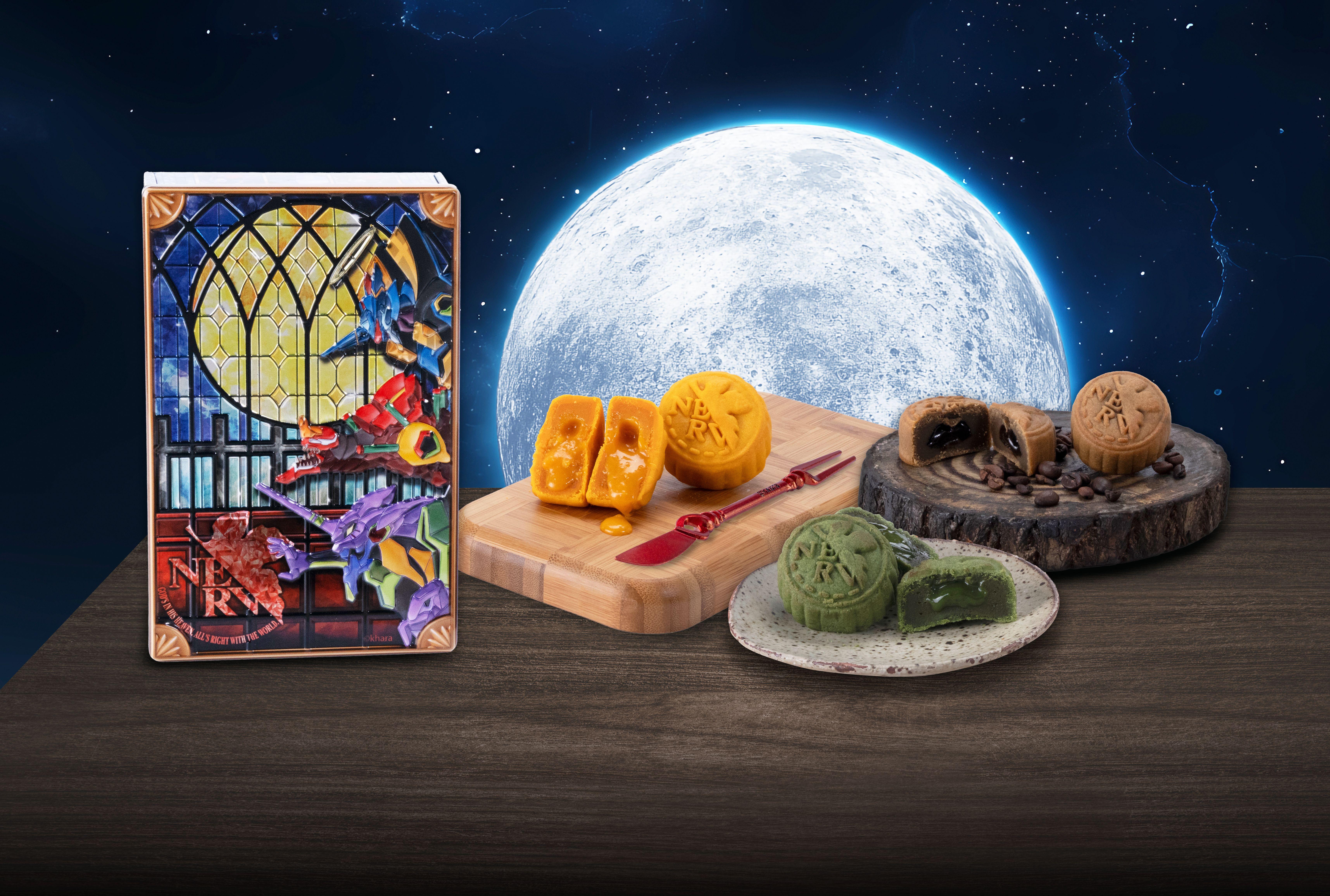 EVANGELION FLY ME TO THE MOON立體金屬浮雕豪華月餅禮盒(復刻版) 預購價:$368