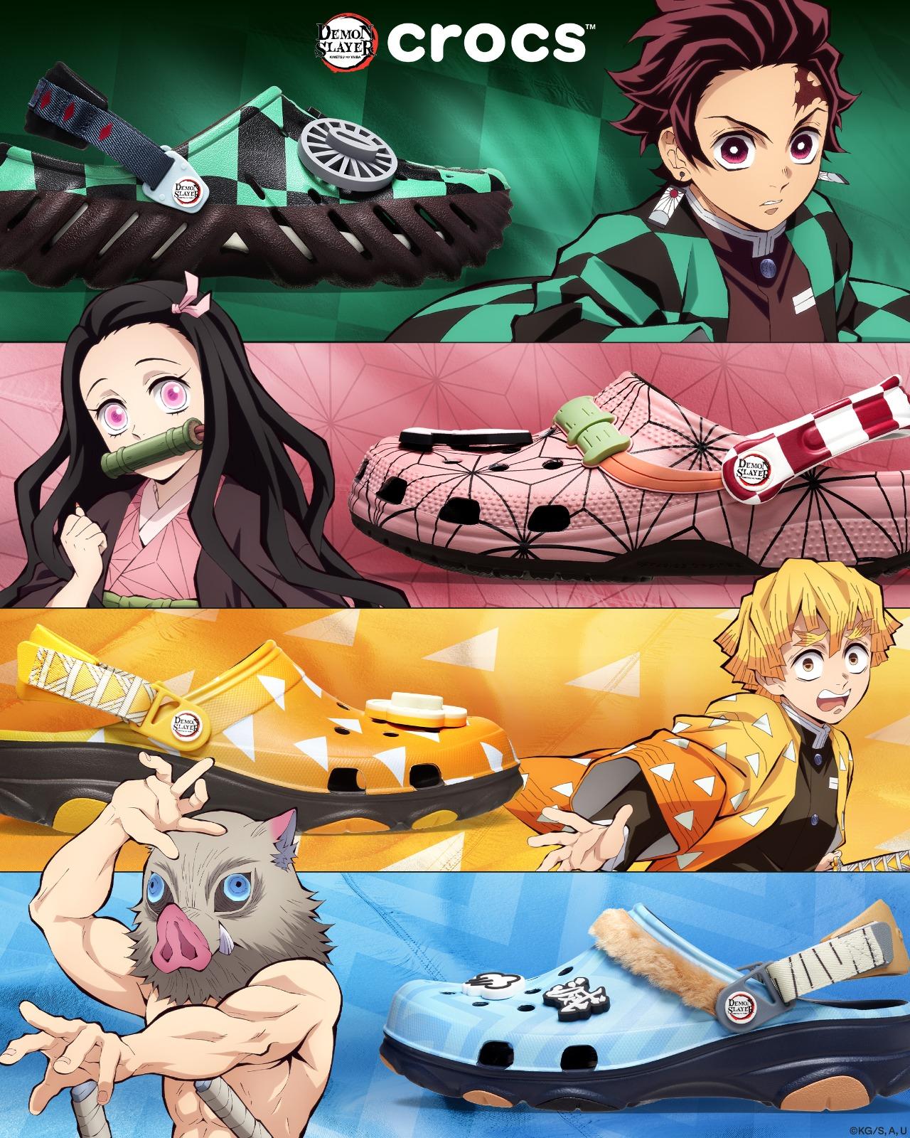 6款鬼滅之刃 x 鬼滅之刃鞋款,以6位人氣角色的元素,並飾有角色專屬的印花。