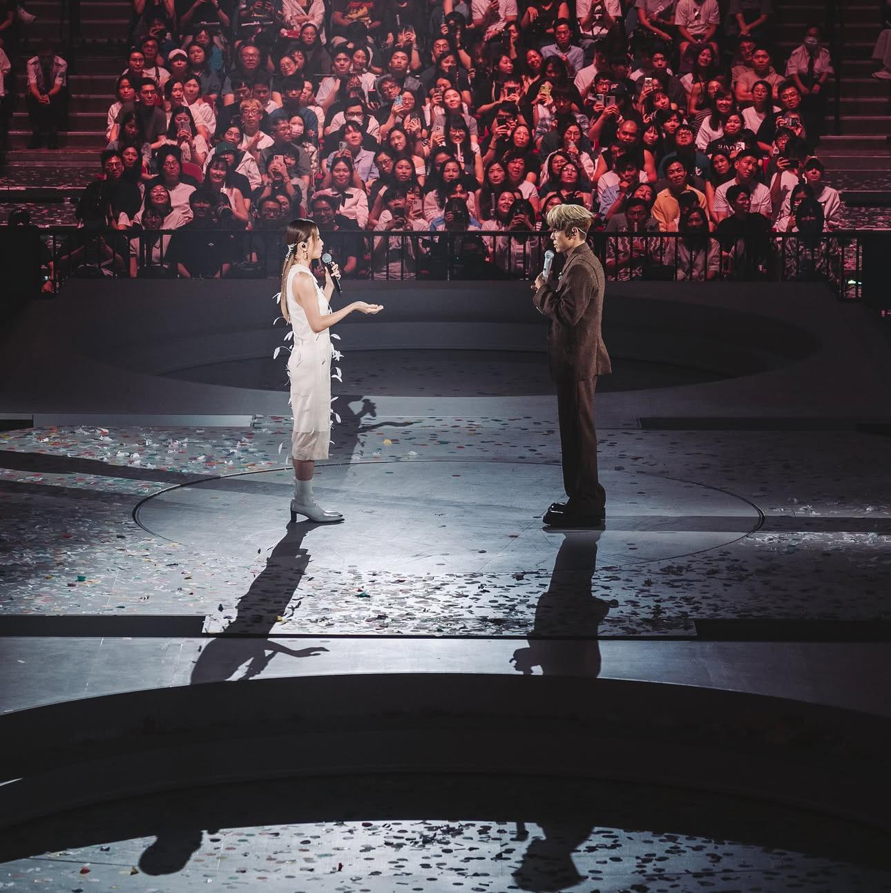 林家謙請Stephy驚喜站台。