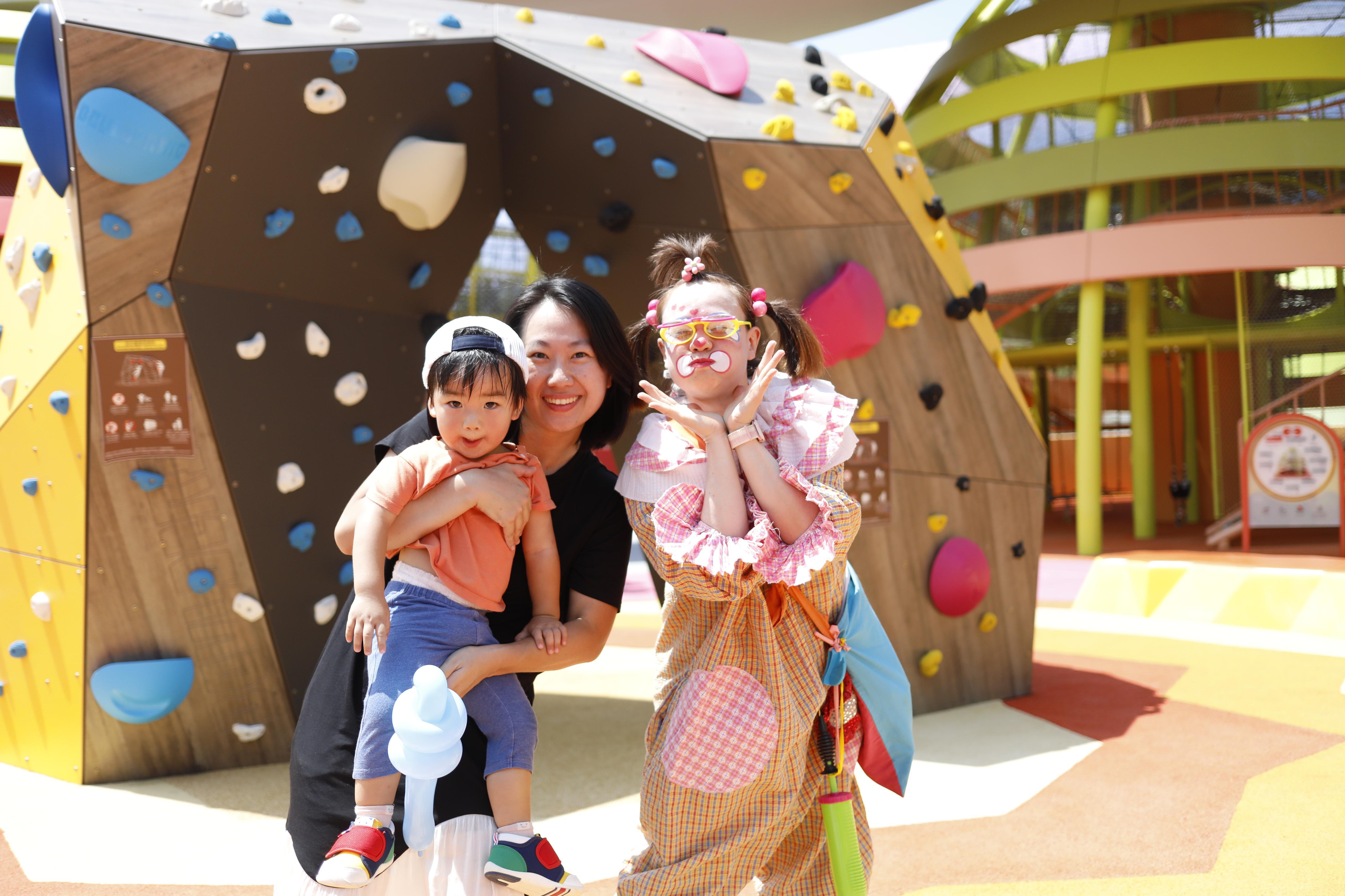 啟德體育園「五行童樂園」正式啟用,園方舉行開幕典禮。(啟德體育園)