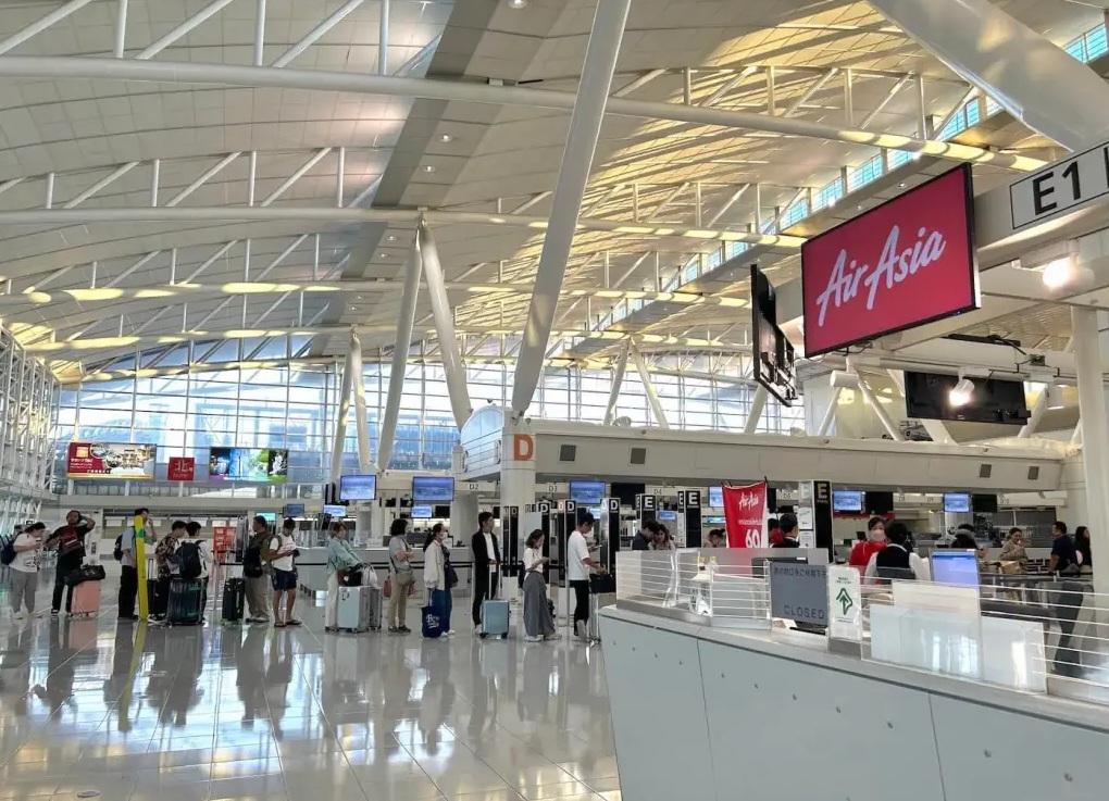 圖為位於九州的福岡機場。(互聯網)