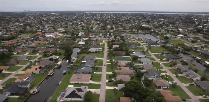 案發的佛州科拉爾角(Cape Coral)社區。(互聯網)