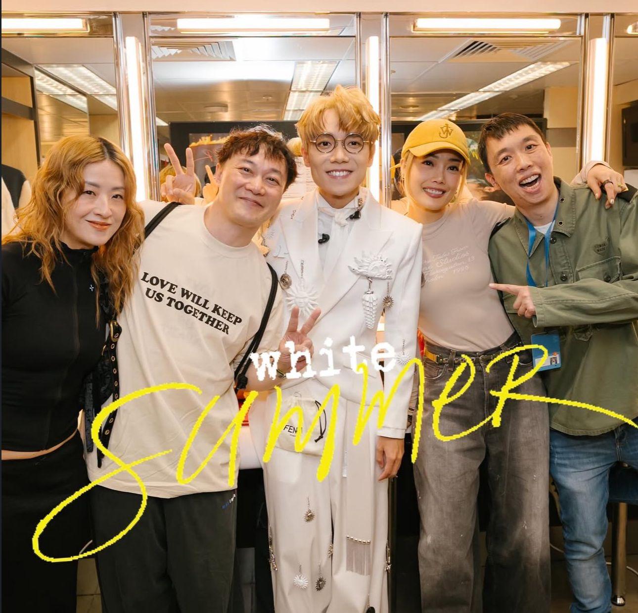 陳奕迅夫婦與容祖兒齊撐家謙。