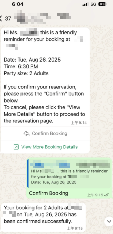 港女預約餐廳後發現已搬舖無通知(Threads圖片)
