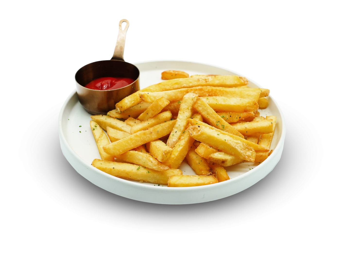 薯條配茄汁