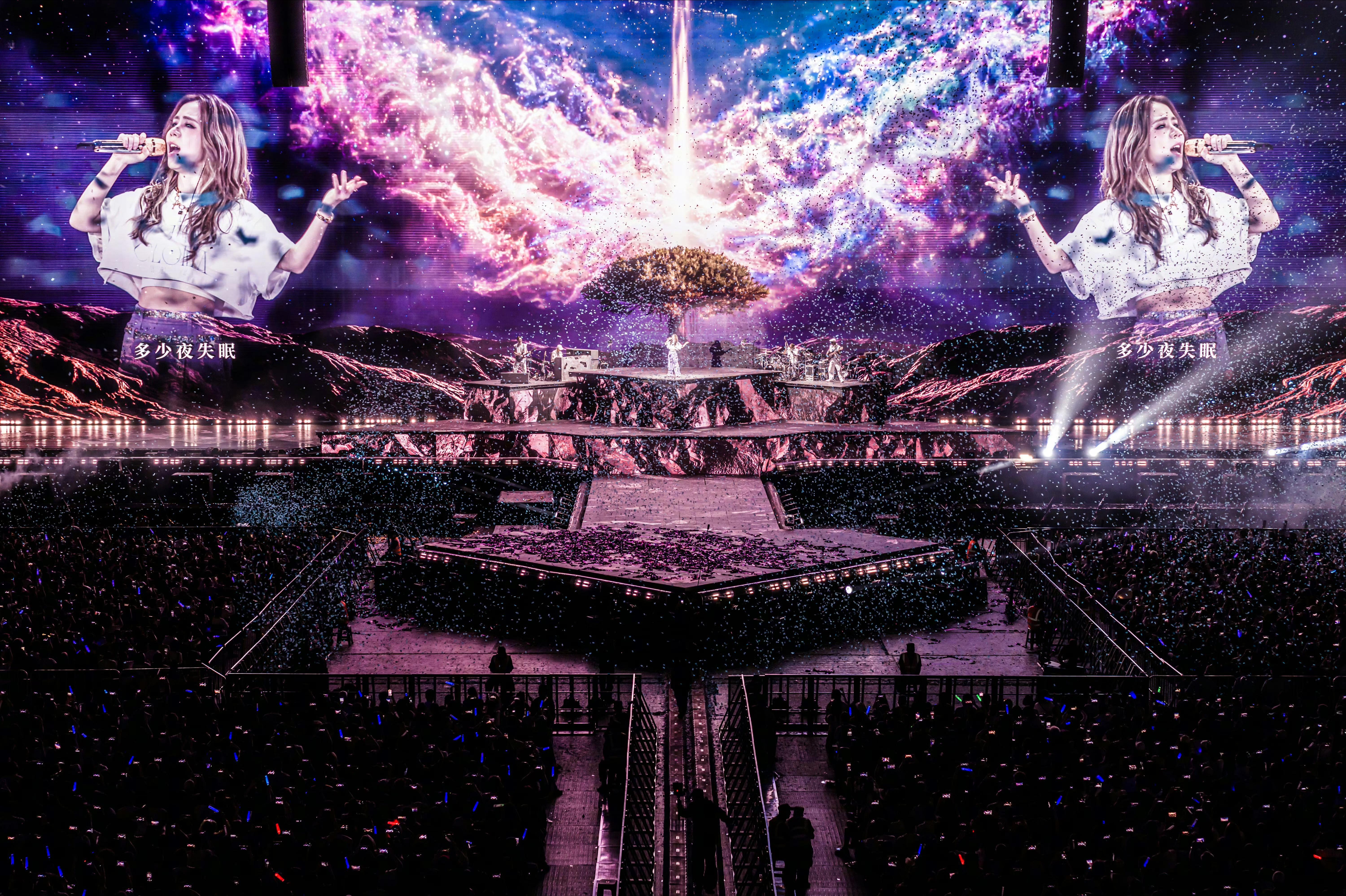 鄧紫棋G.E.M世界巡演總票房突破4億美元,成為有史以來女歌手票房第四高。(資料圖片)