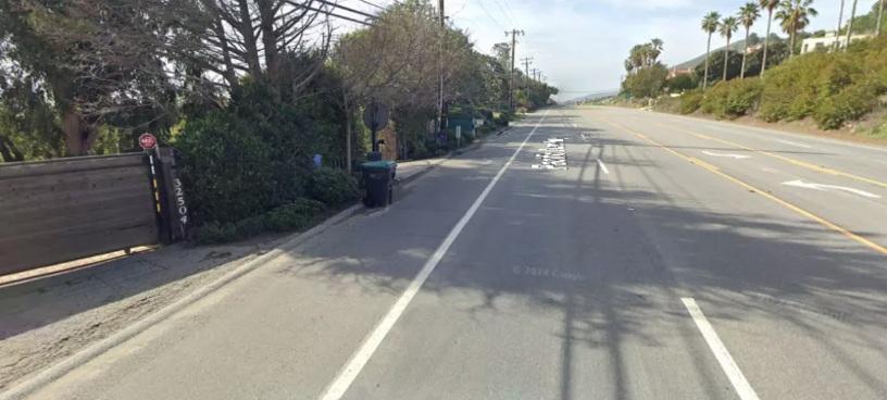 事發地點為太平洋海岸高速公路32500路段附近。(互聯網)