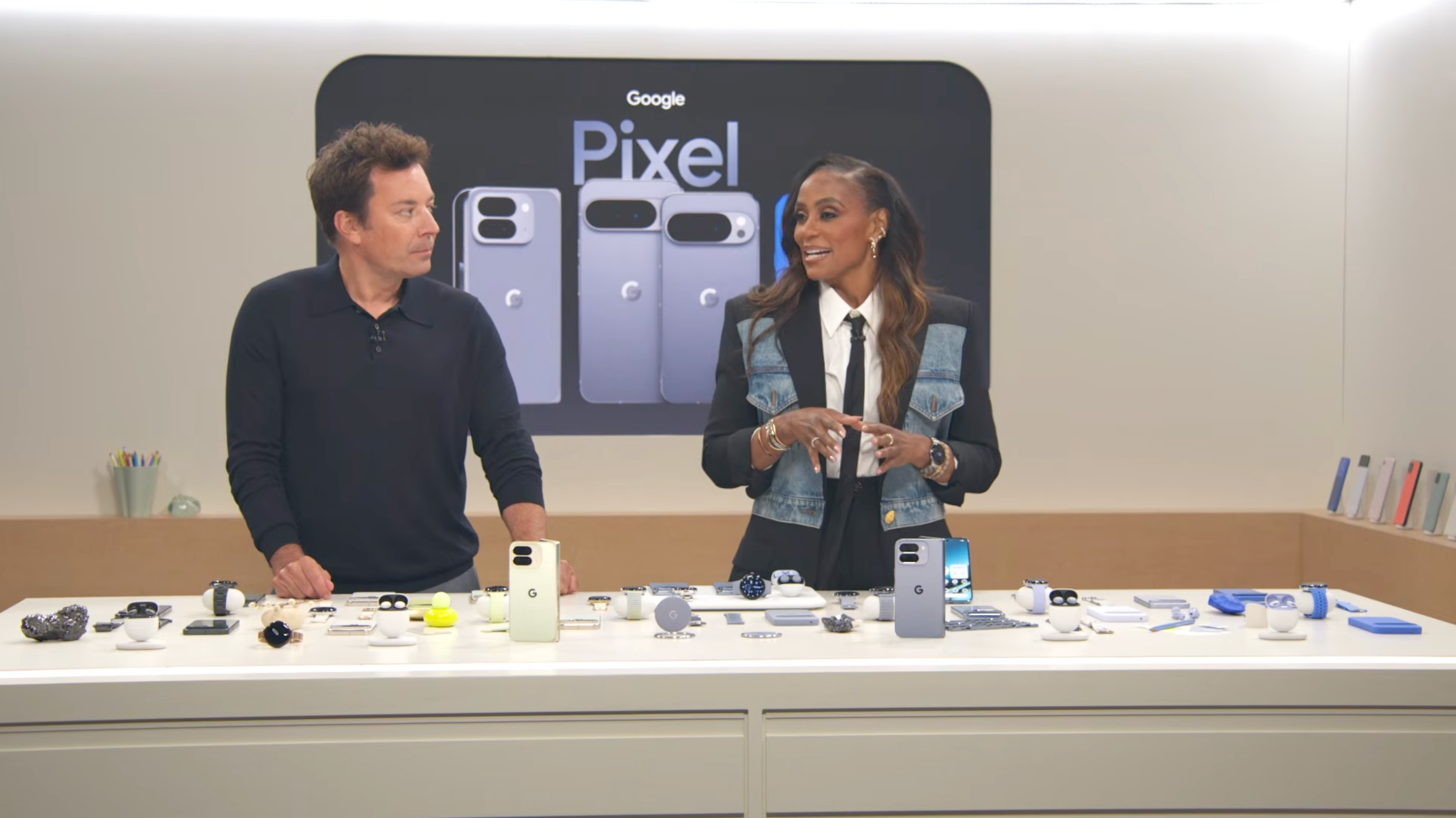 Made by Google由Jimmy Fallon任主持,輕鬆介紹新產品亮點。