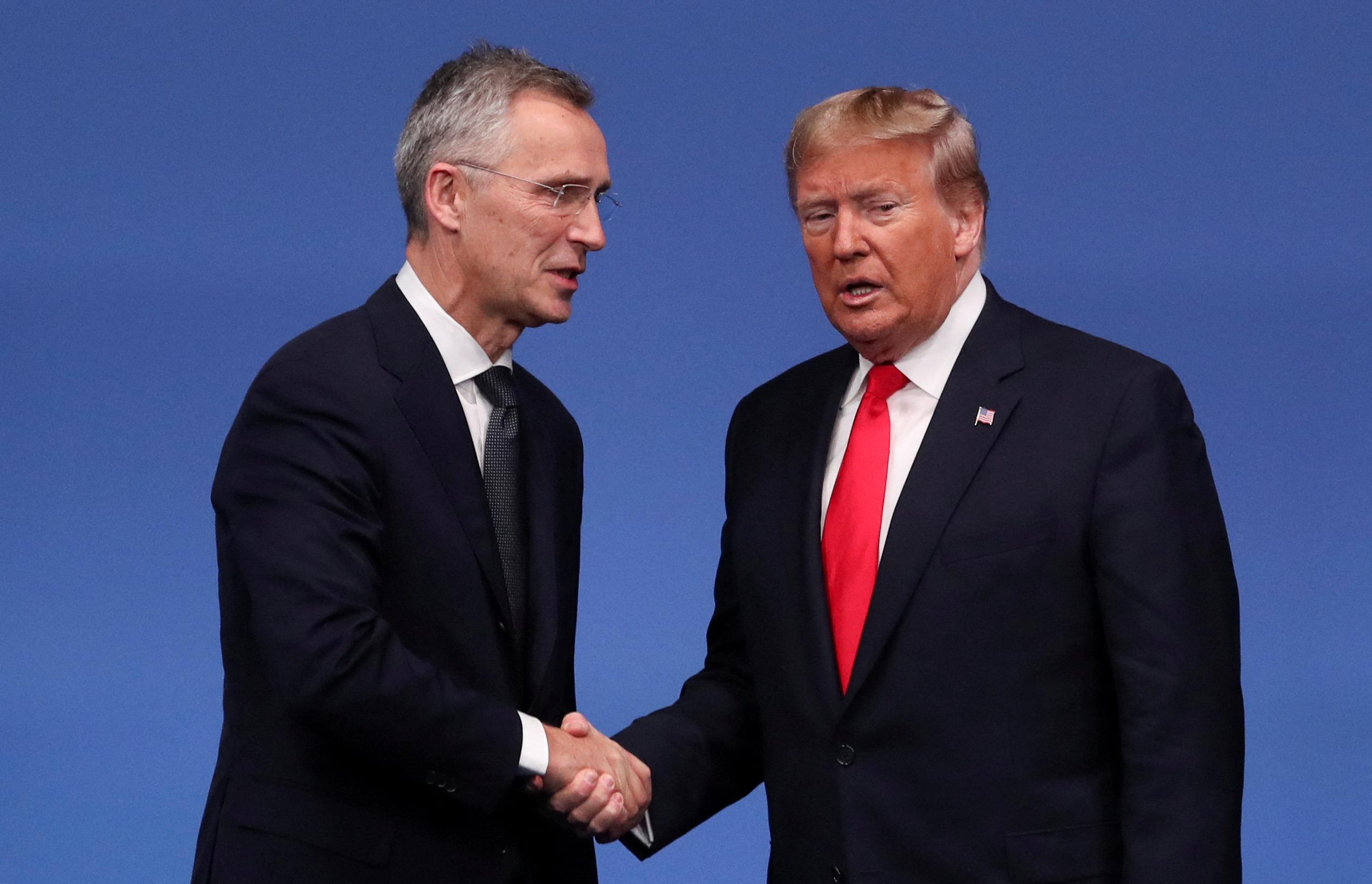 美國總統特朗普據報致電挪威財相、北約前秘書長斯托爾滕貝格討論關稅議題時,表態自己希望獲得諾貝爾和平獎(路透社資料圖片)