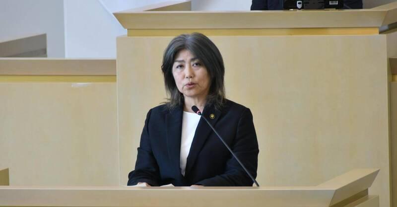 涉及學歷欺詐的伊東市市長田久保真紀。(網上圖片)