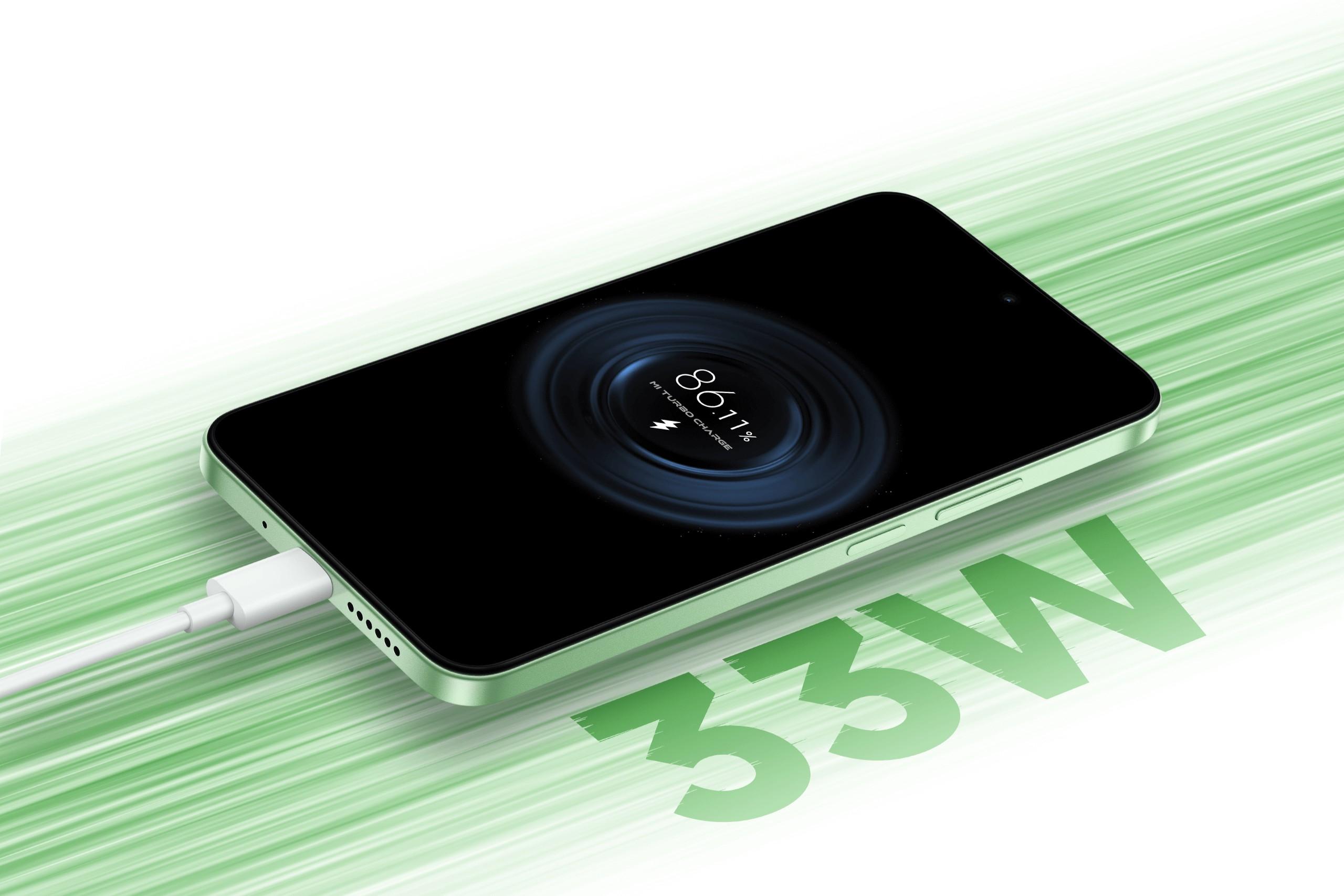 Redmi 15備有7000mAh電量及33W快速充電。