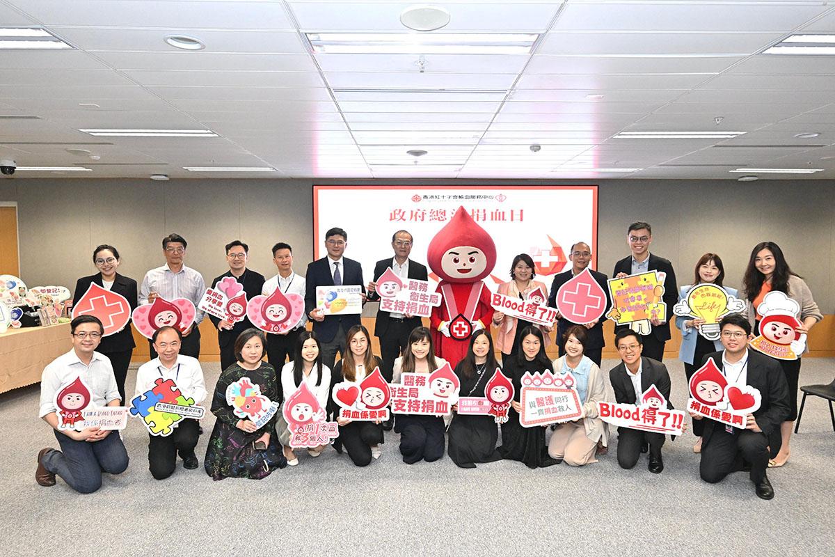 政府總部今年6月舉行過捐血日。(資料圖片/政府新聞處)