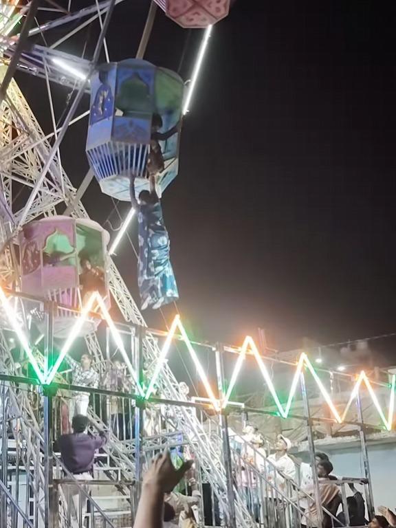 當地人士發現意外,擔心不已。(影片截圖)