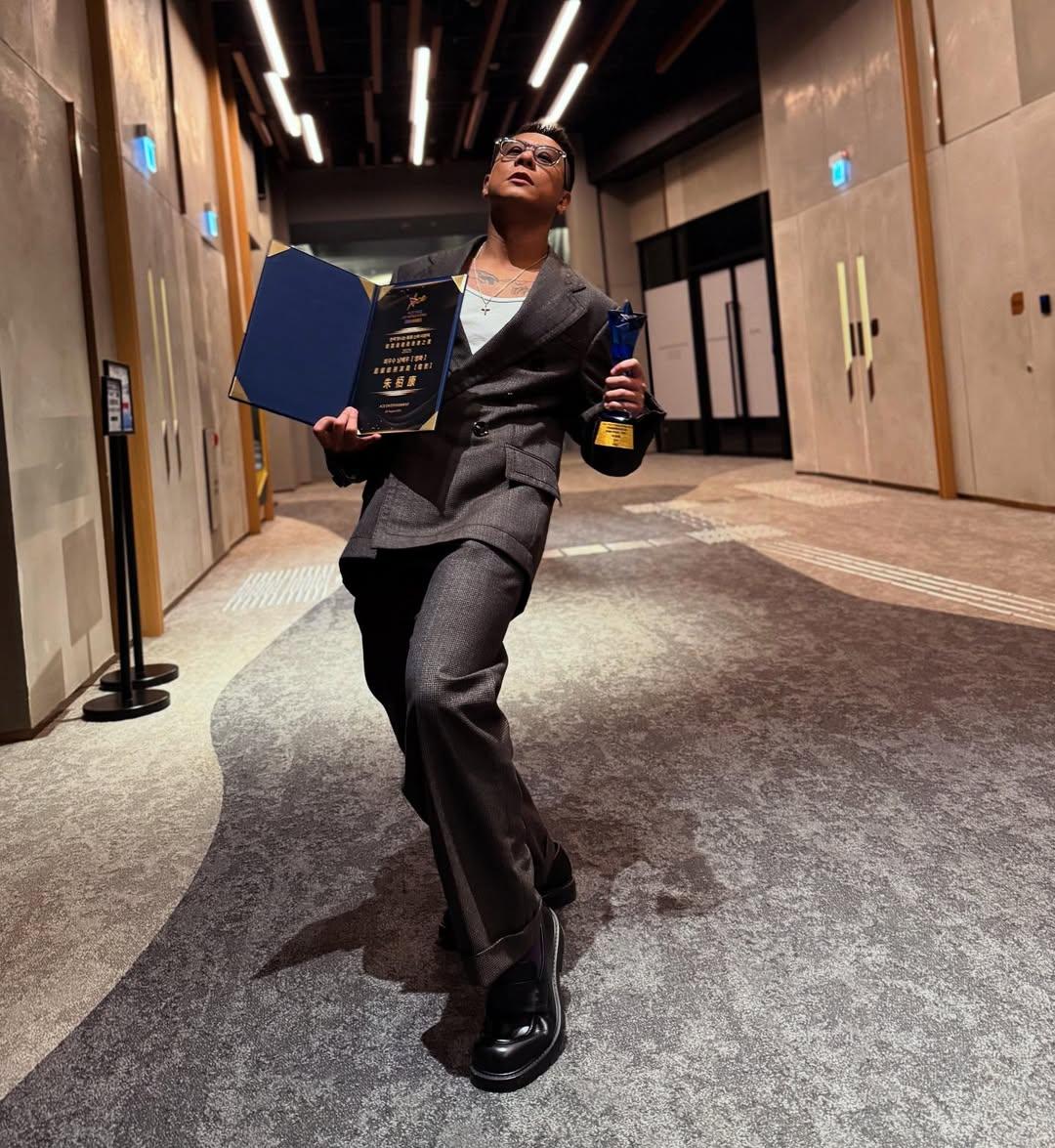 朱栢康憑《破地獄》獲ACE FACE最耀眼男演員(電影)。