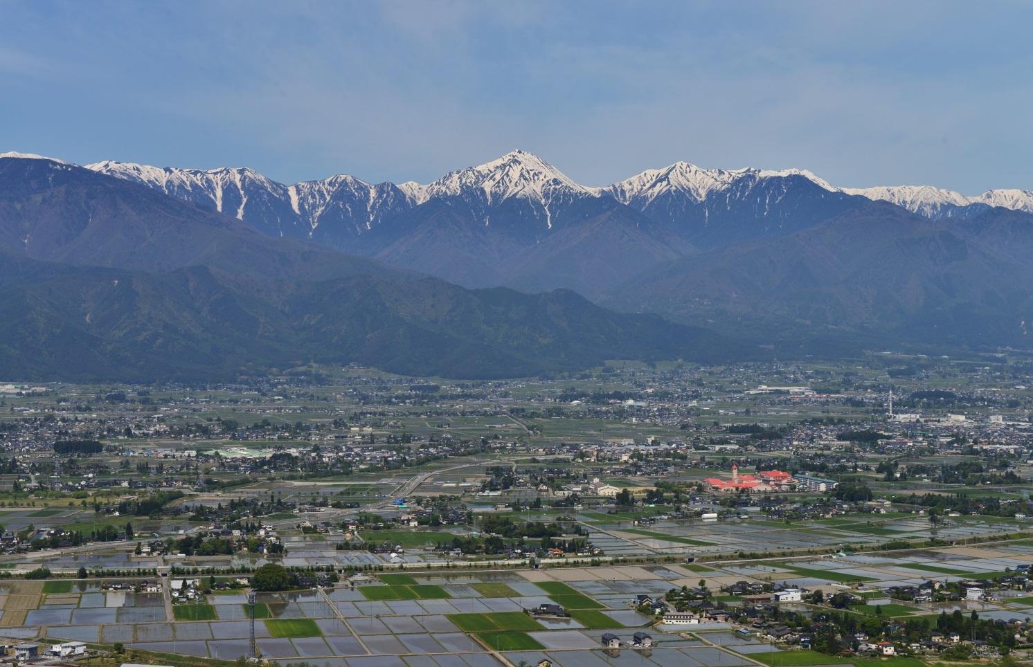 圖為長野縣安曇野市一景。(互聯網)