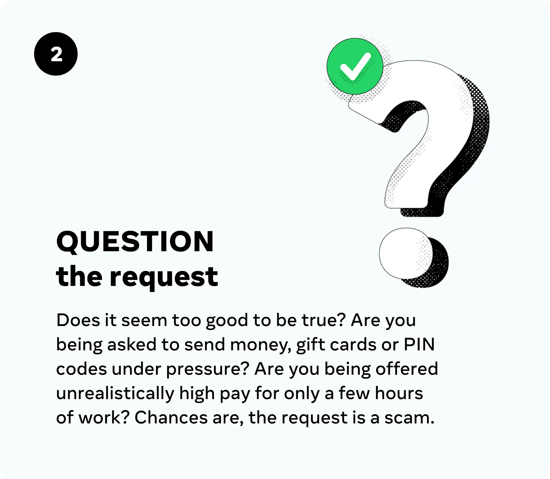 WhatsApp提醒用戶要思考細節。