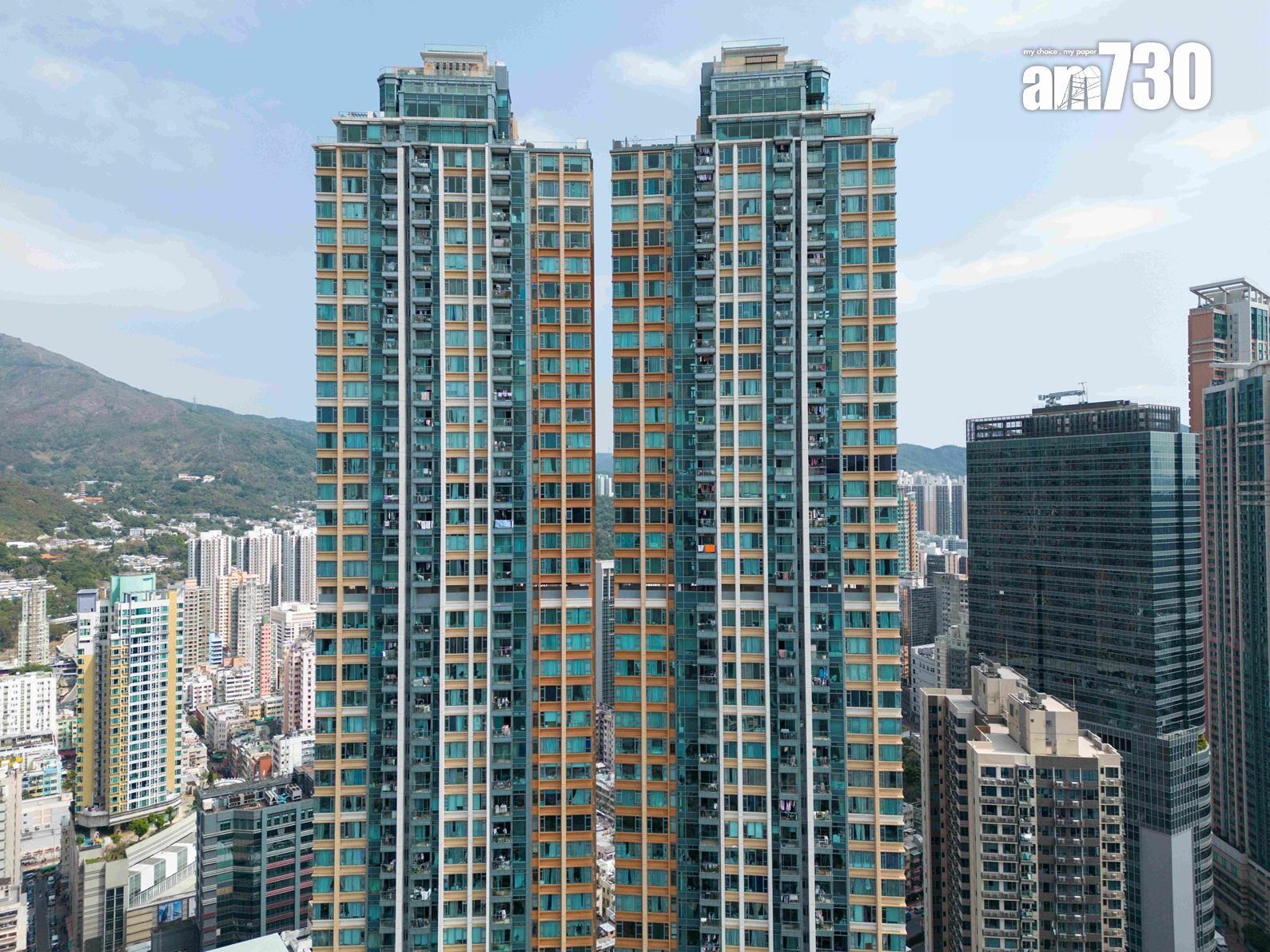 荃灣市建局項目之一御凱錄罕有四房雙套海景戶,16年升價逾一倍易主,換樓客以2,298萬元承接。(資料圖片)