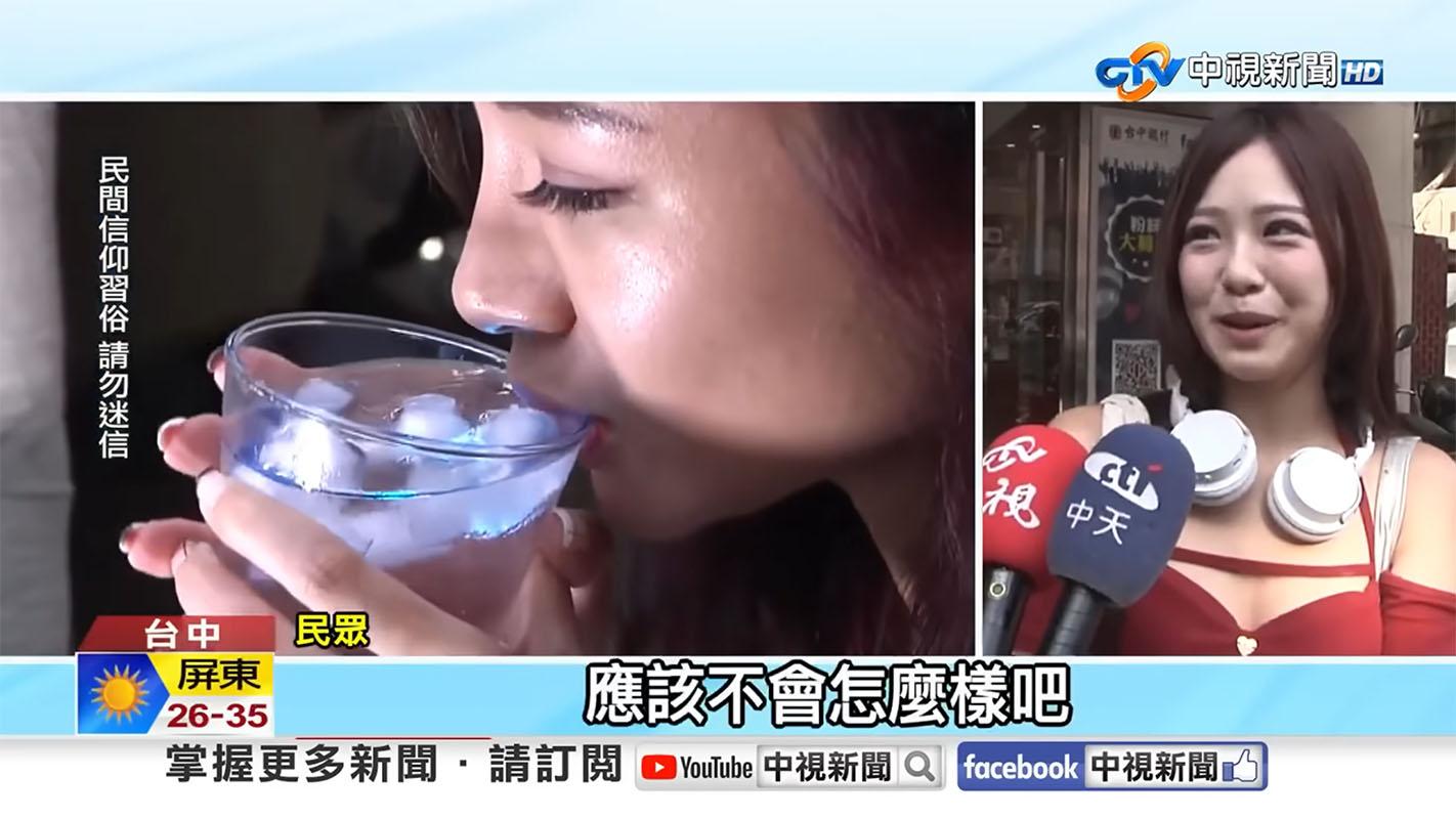 卓立群本身正接受中視新聞記者採訪。(中視新聞截圖)