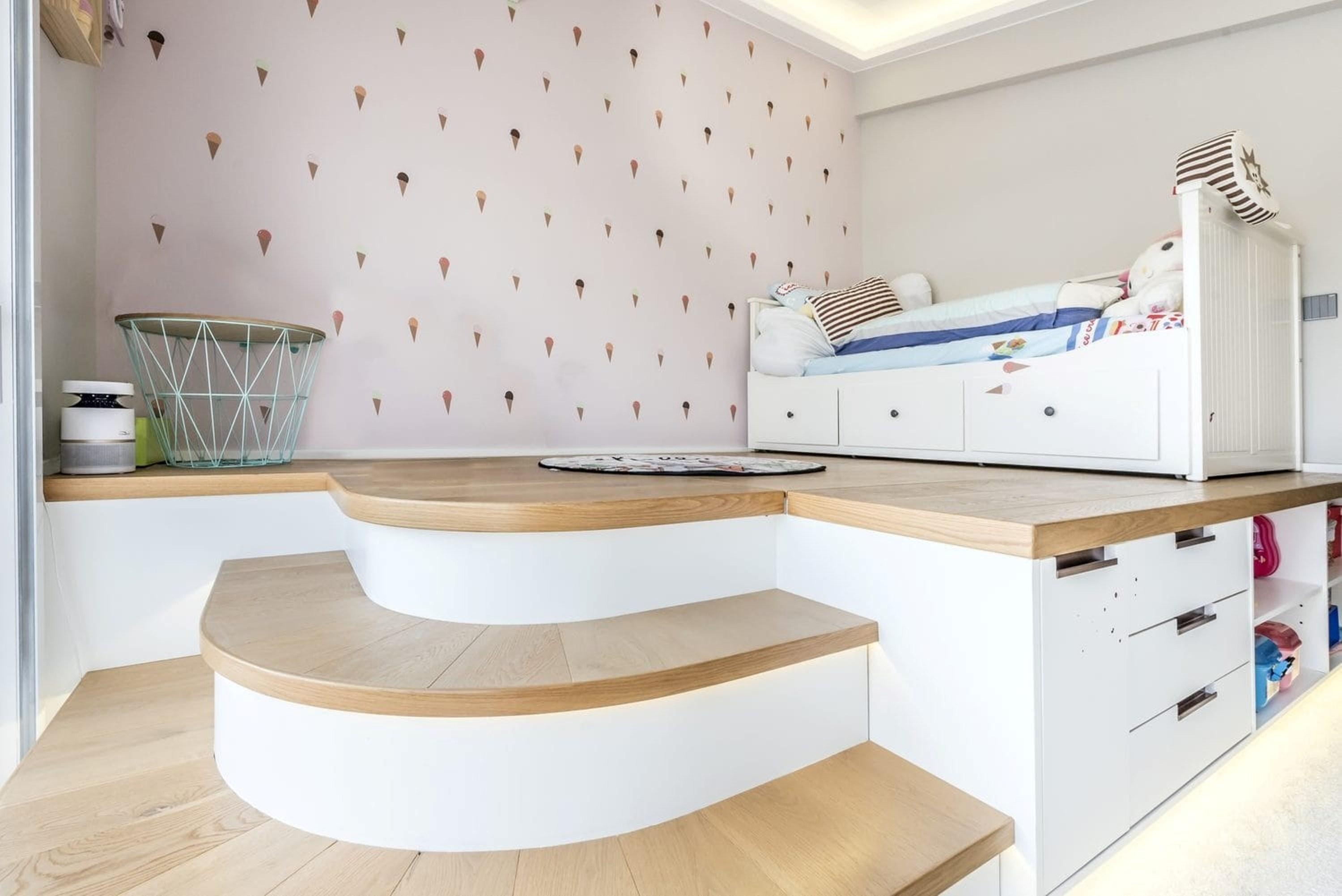 兒童睡房設計趣緻又實用。