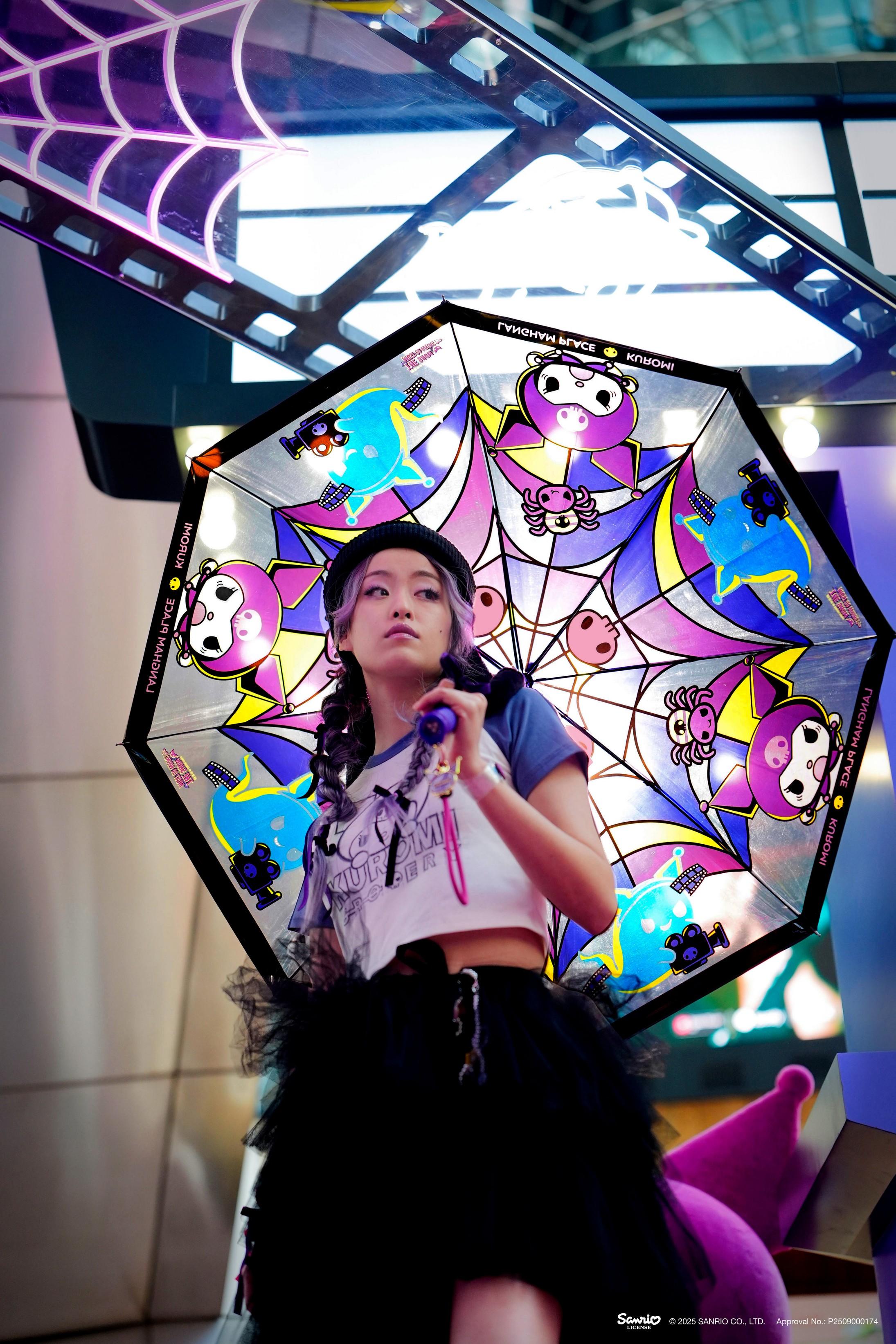 玻璃彩繪LED發光傘