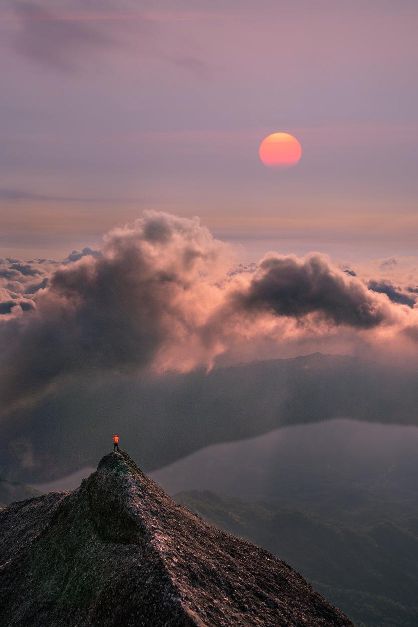 貓兒山坐落於桂林北部,海拔近2,200米,是廣西省內最高的山,亦是《山海經》開篇記載的第一座山。(圖片來源:視覺中國)