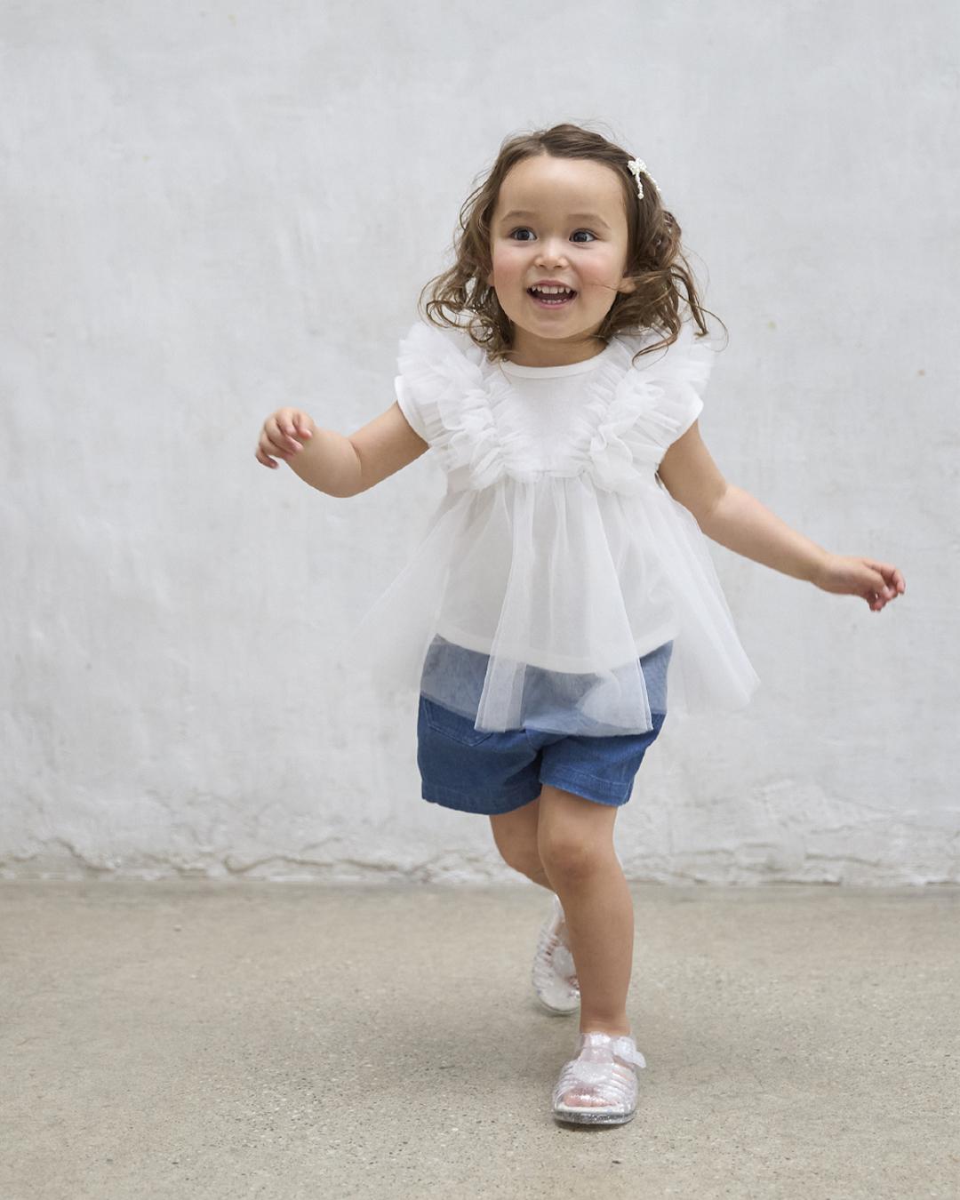 花邊雪紡上衣 $195