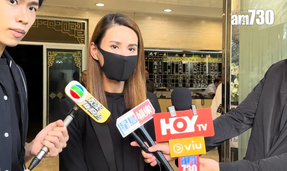 蔡一鳳感謝各界關注。(娛樂組攝)