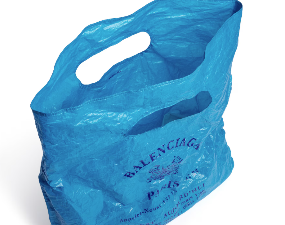巴黎世家新搞作 巢掹掹「超市膠袋」售995美元