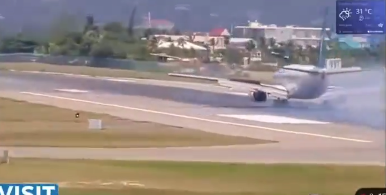 從多倫多起飛西捷航空「硬著陸」 擦地冒濃煙機上164人嚇壞(有片)